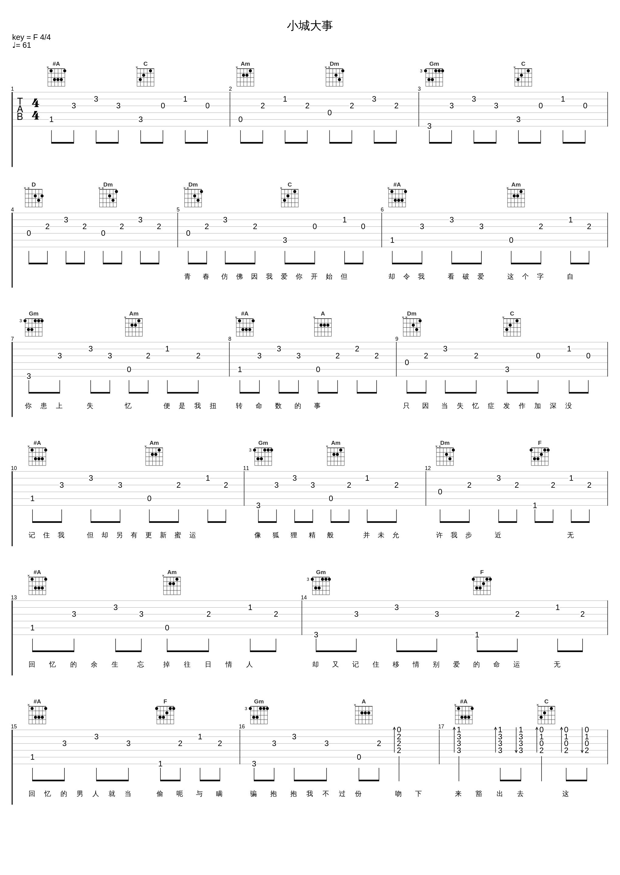 小城大事_杨千嬅_1