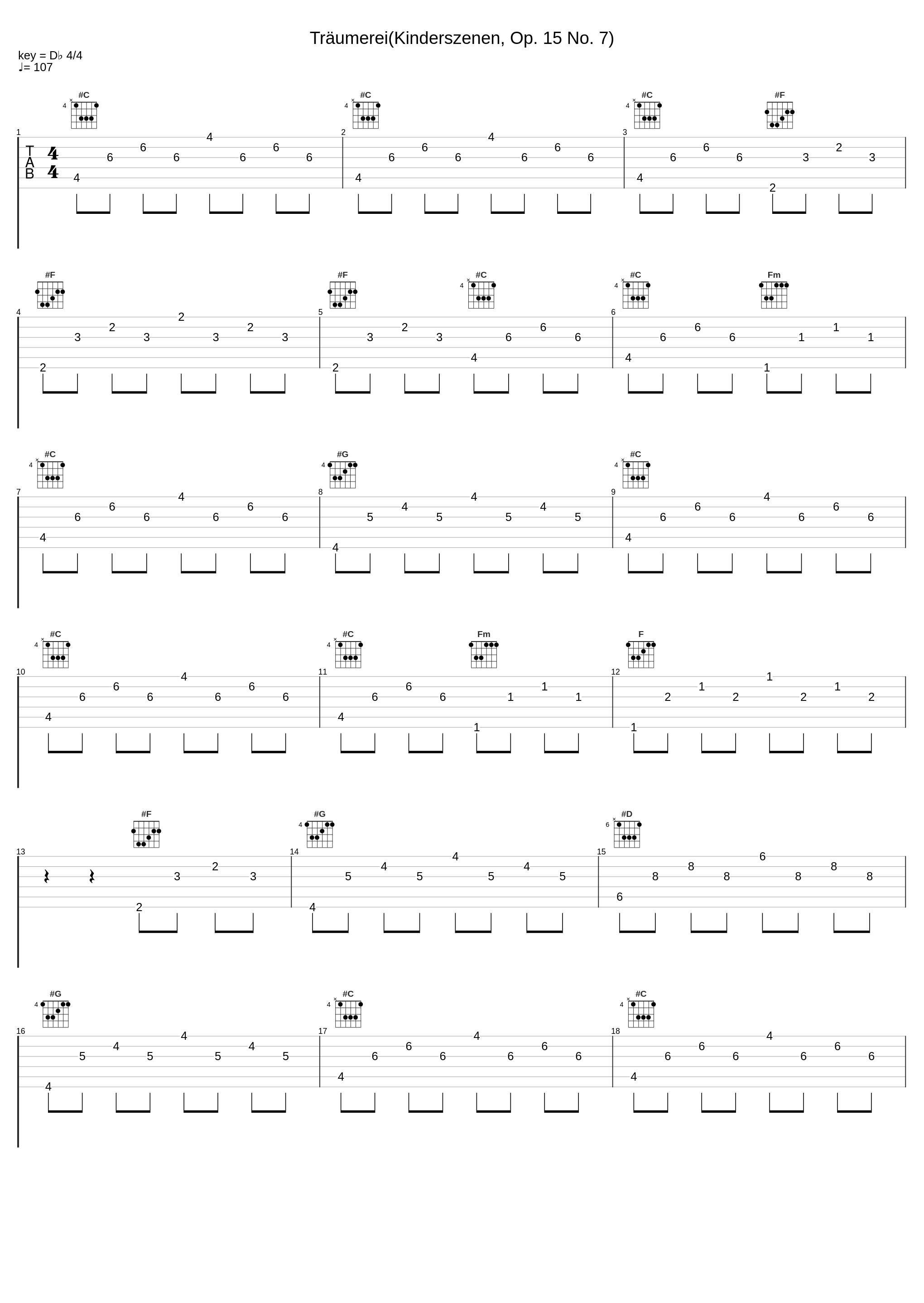 Träumerei(Kinderszenen, Op. 15 No. 7)_Relaxing Orgel_1