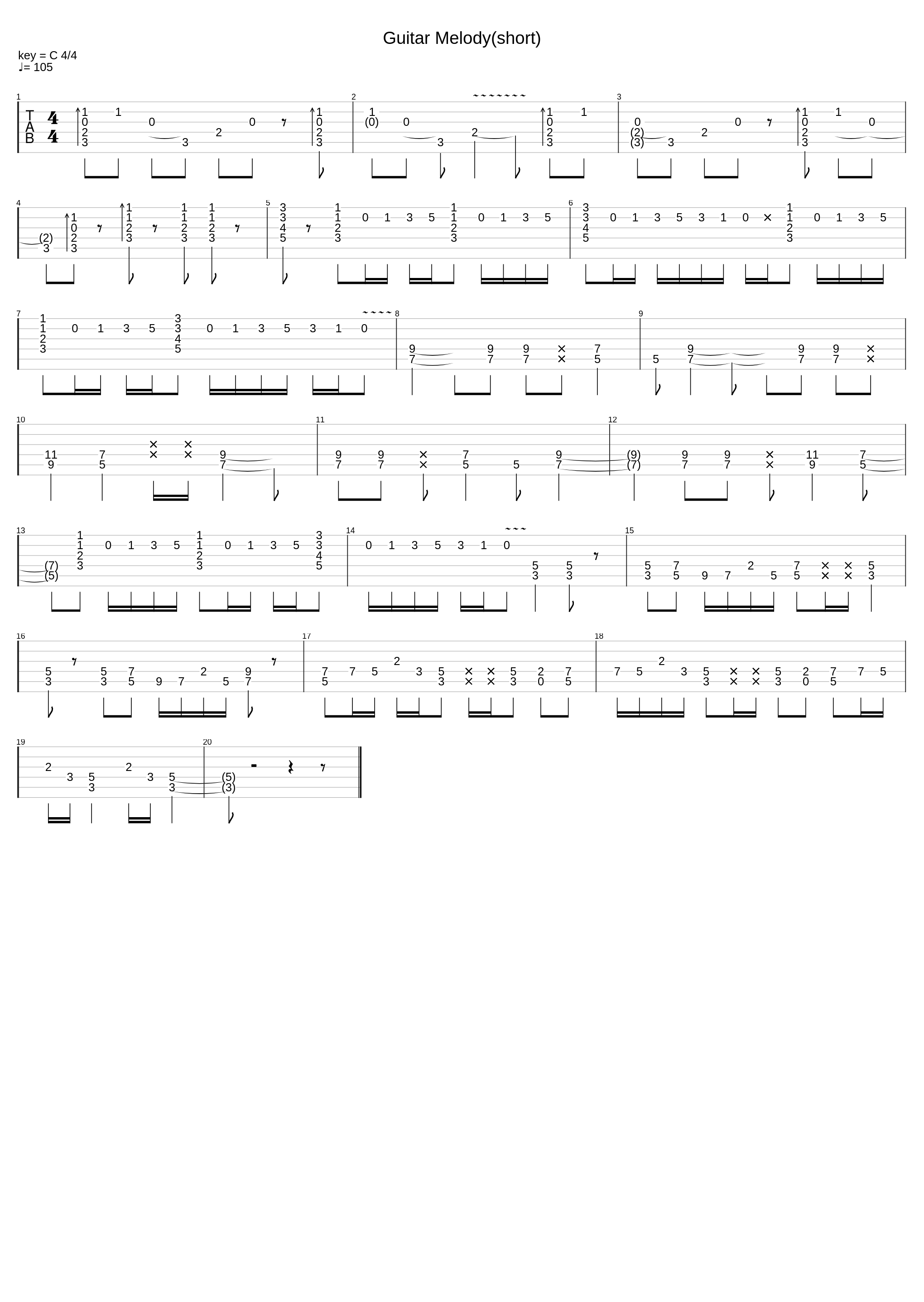 Guitar Melody_Southern Riverside Band_1