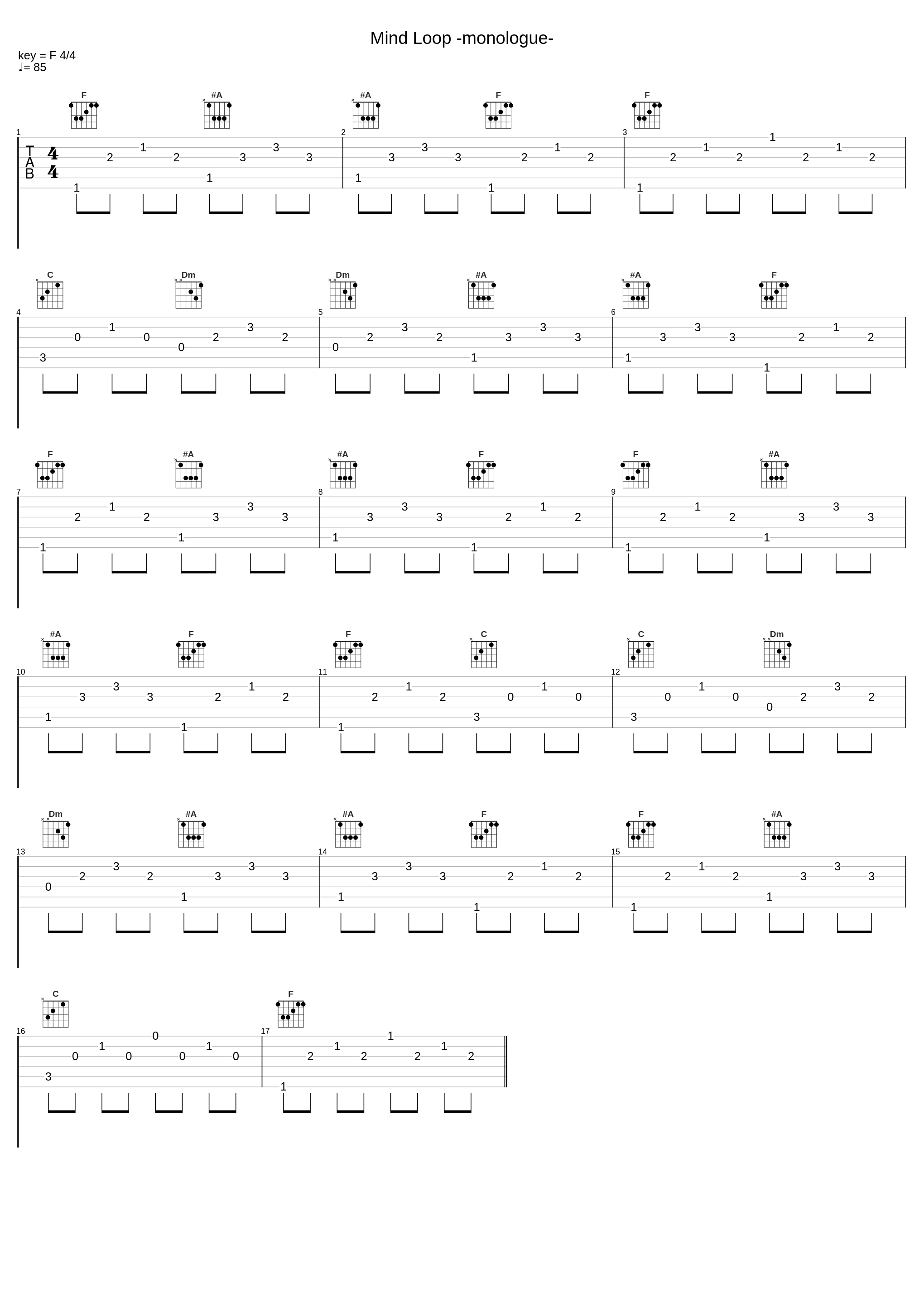 Mind Loop -monologue-_阿保刚_1