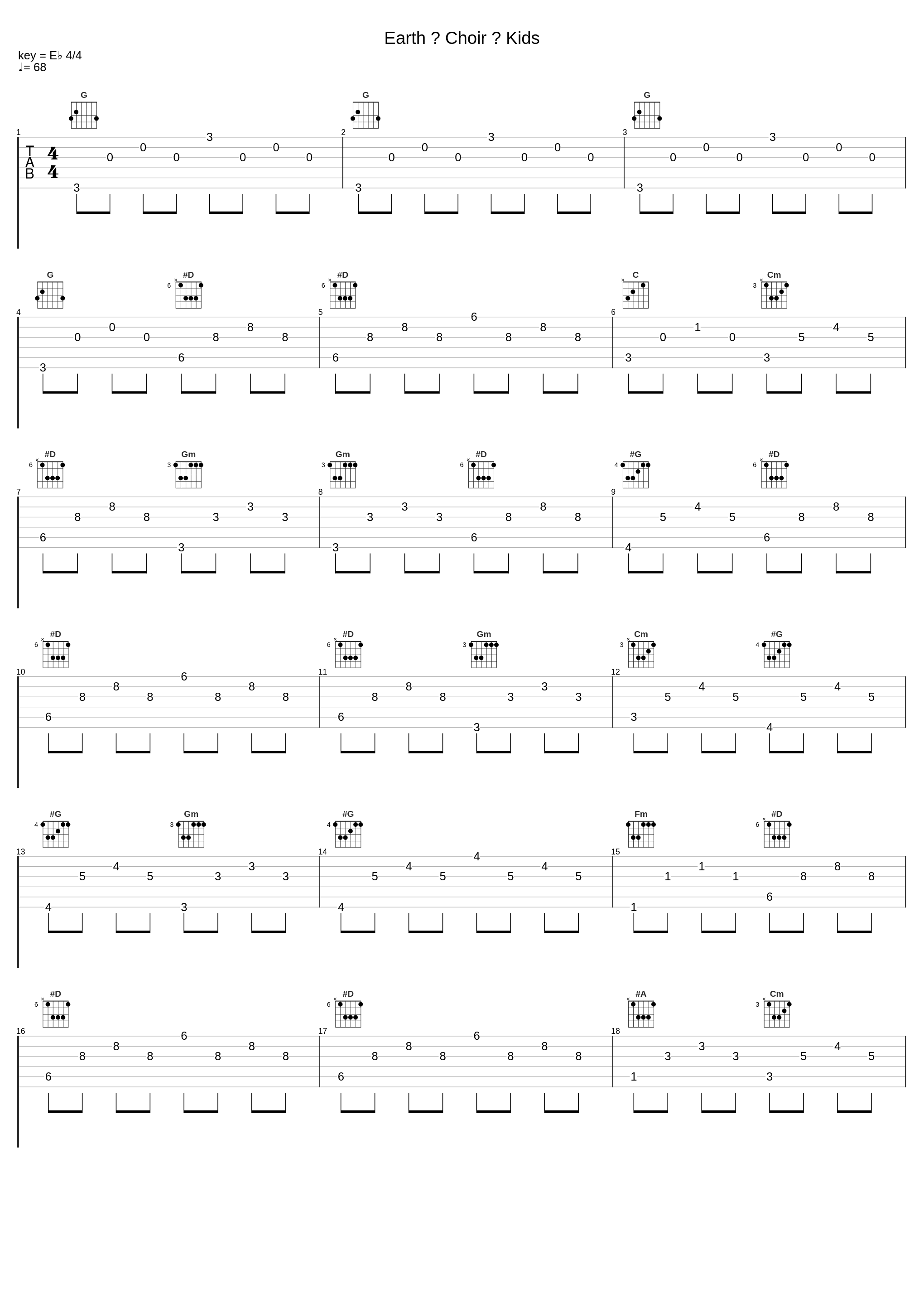 Earth • Choir • Kids_Reinhard Horn,Taato Gomez_1