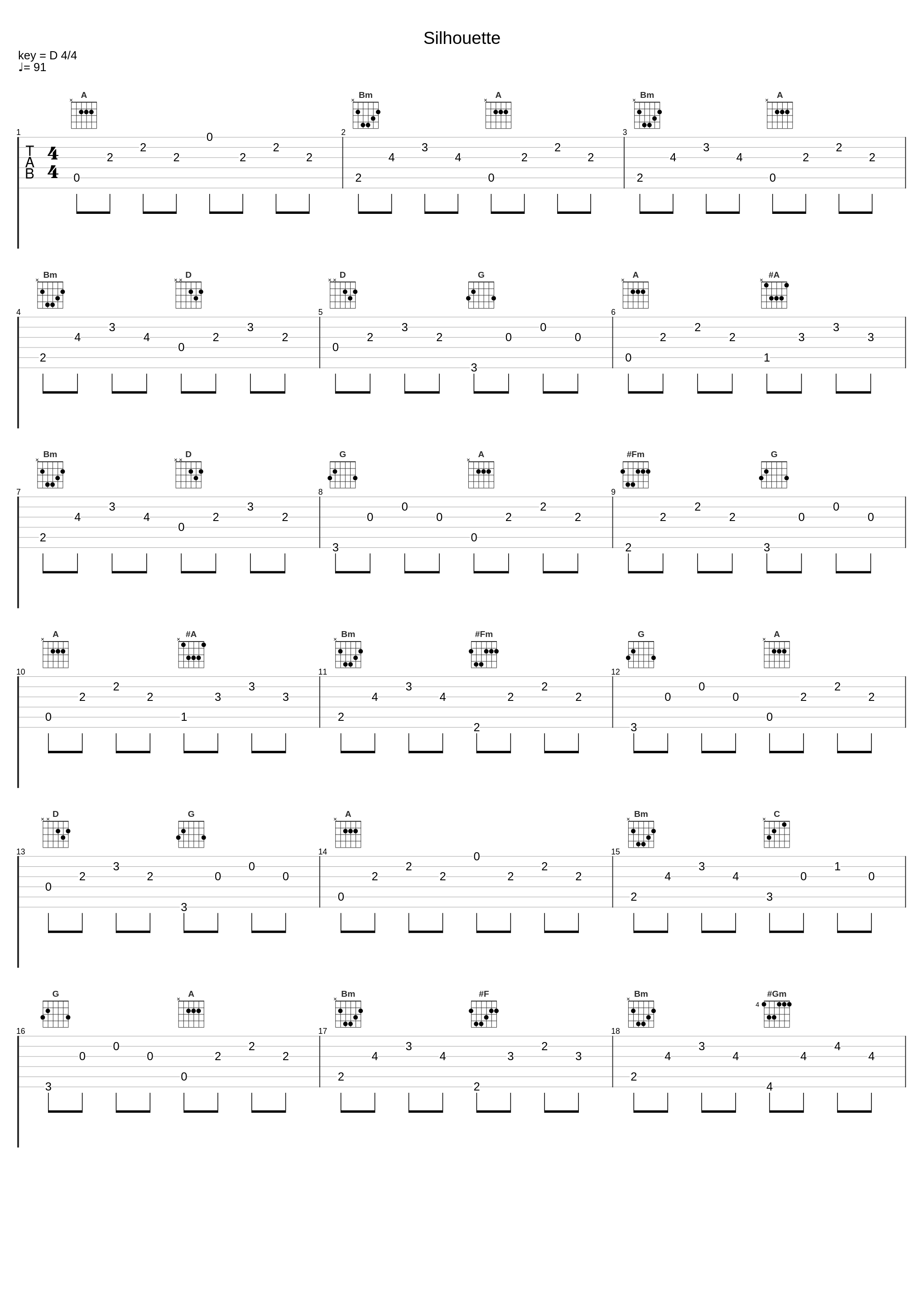 Silhouette_KANA-BOON_1