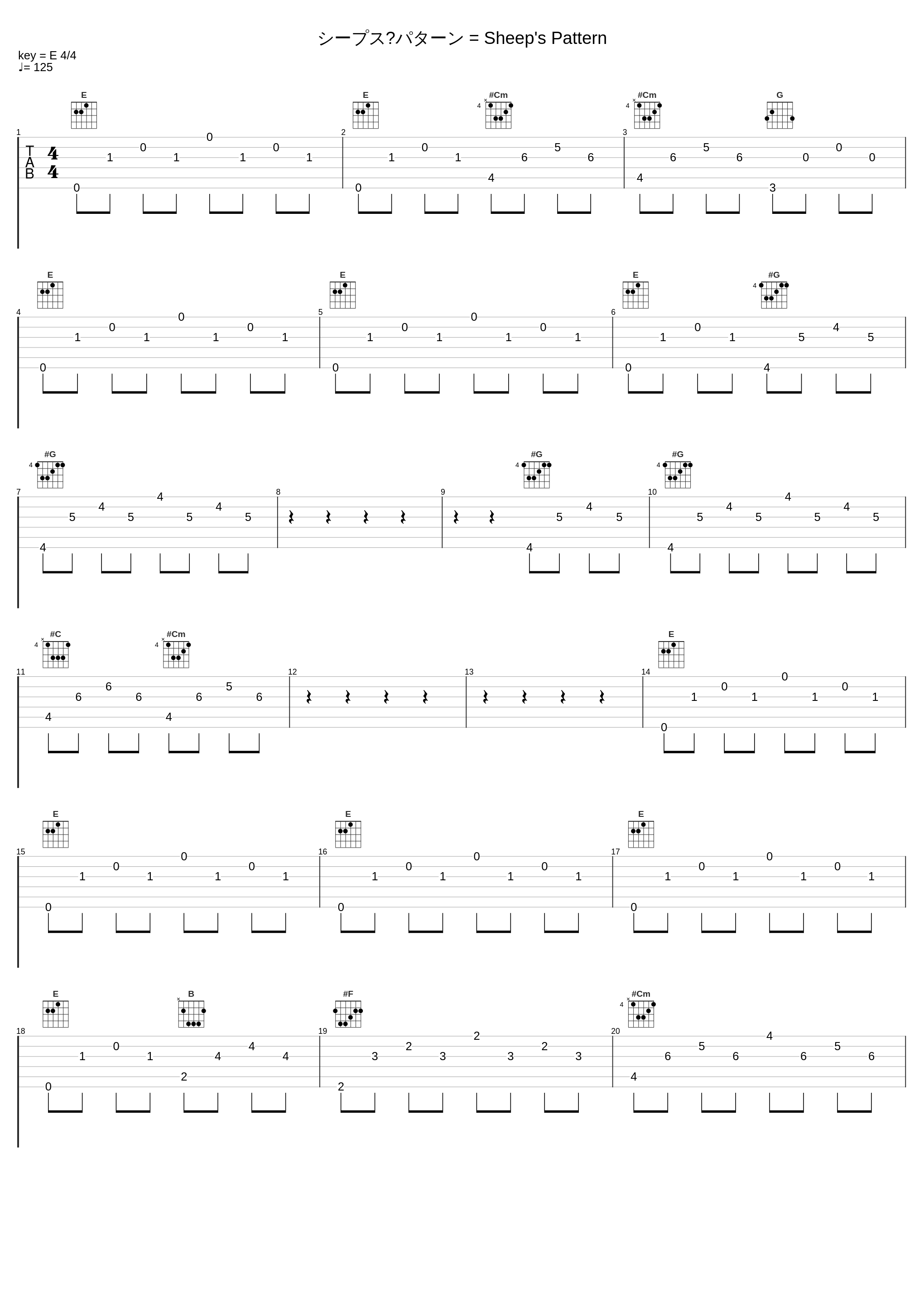 シープス・パターン = Sheep's Pattern_吉村弘_1