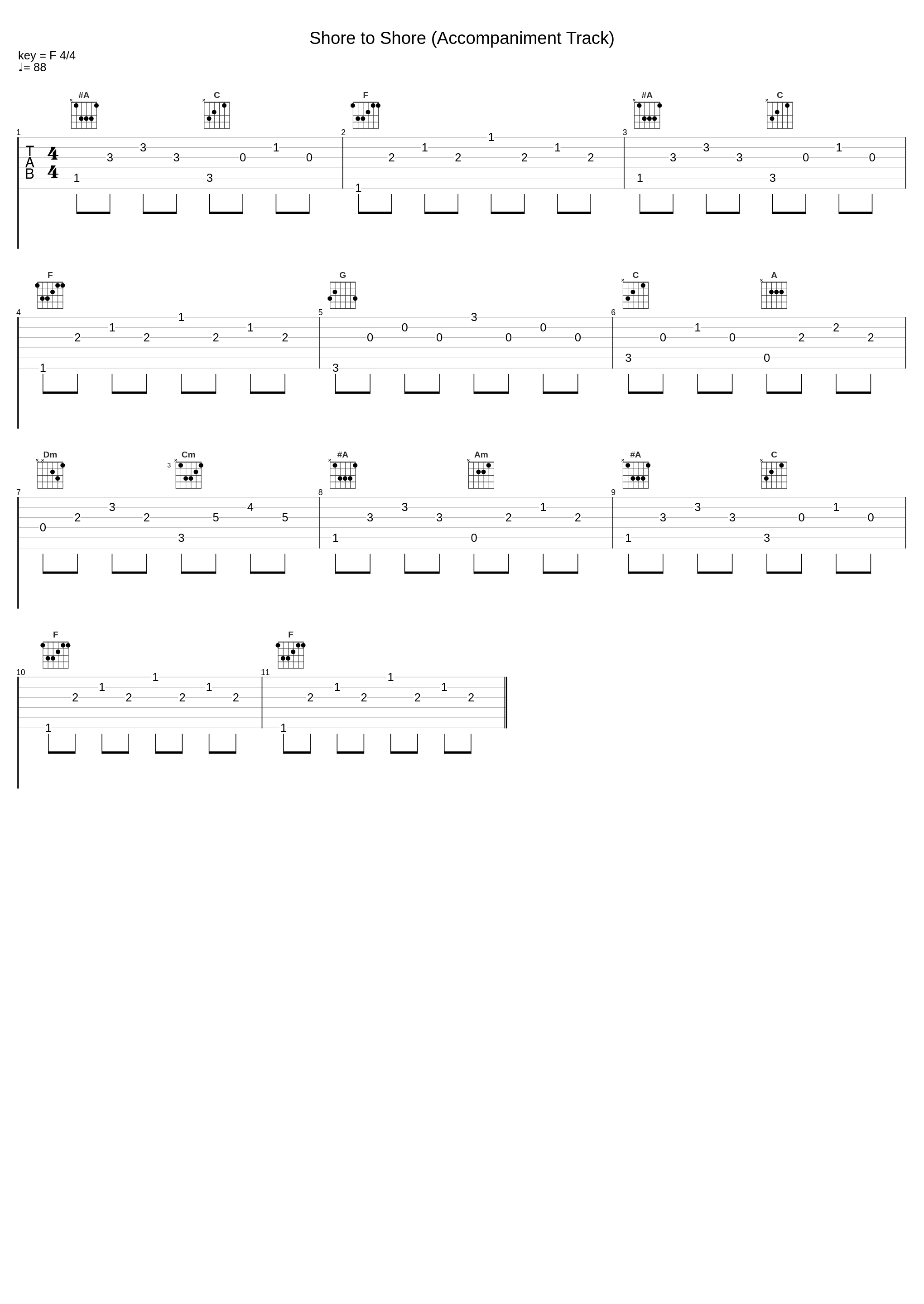 Shore to Shore (Accompaniment Track)_Chris Morgan_1
