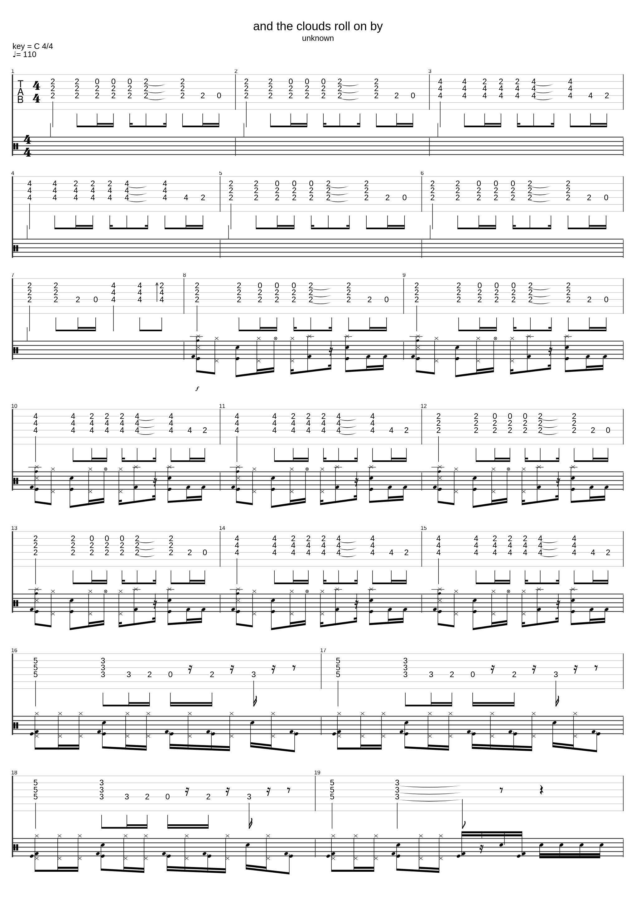 And The Clouds Roll On By_Southern Riverside Band_1
