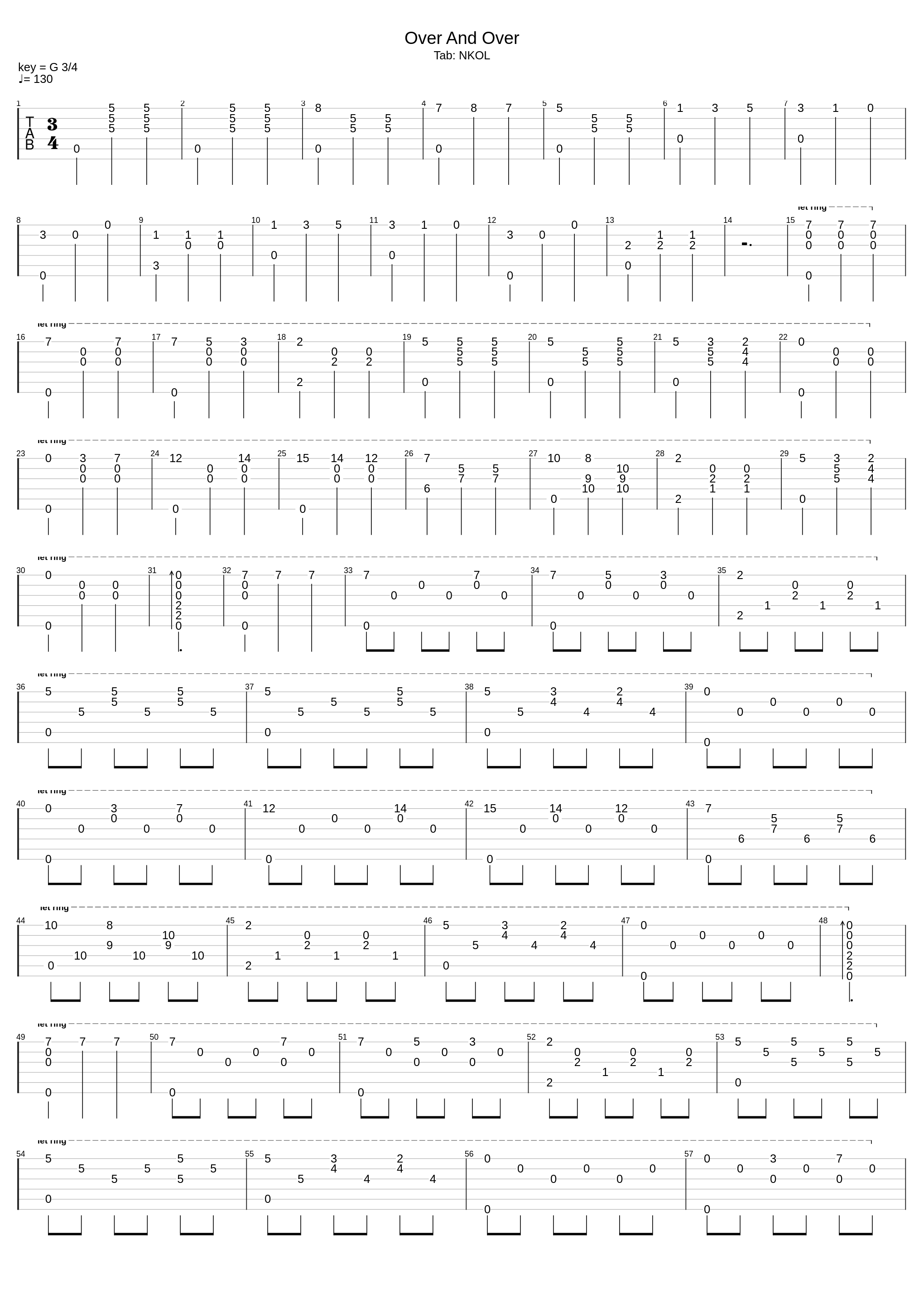 Over And Over_D Fannel_1