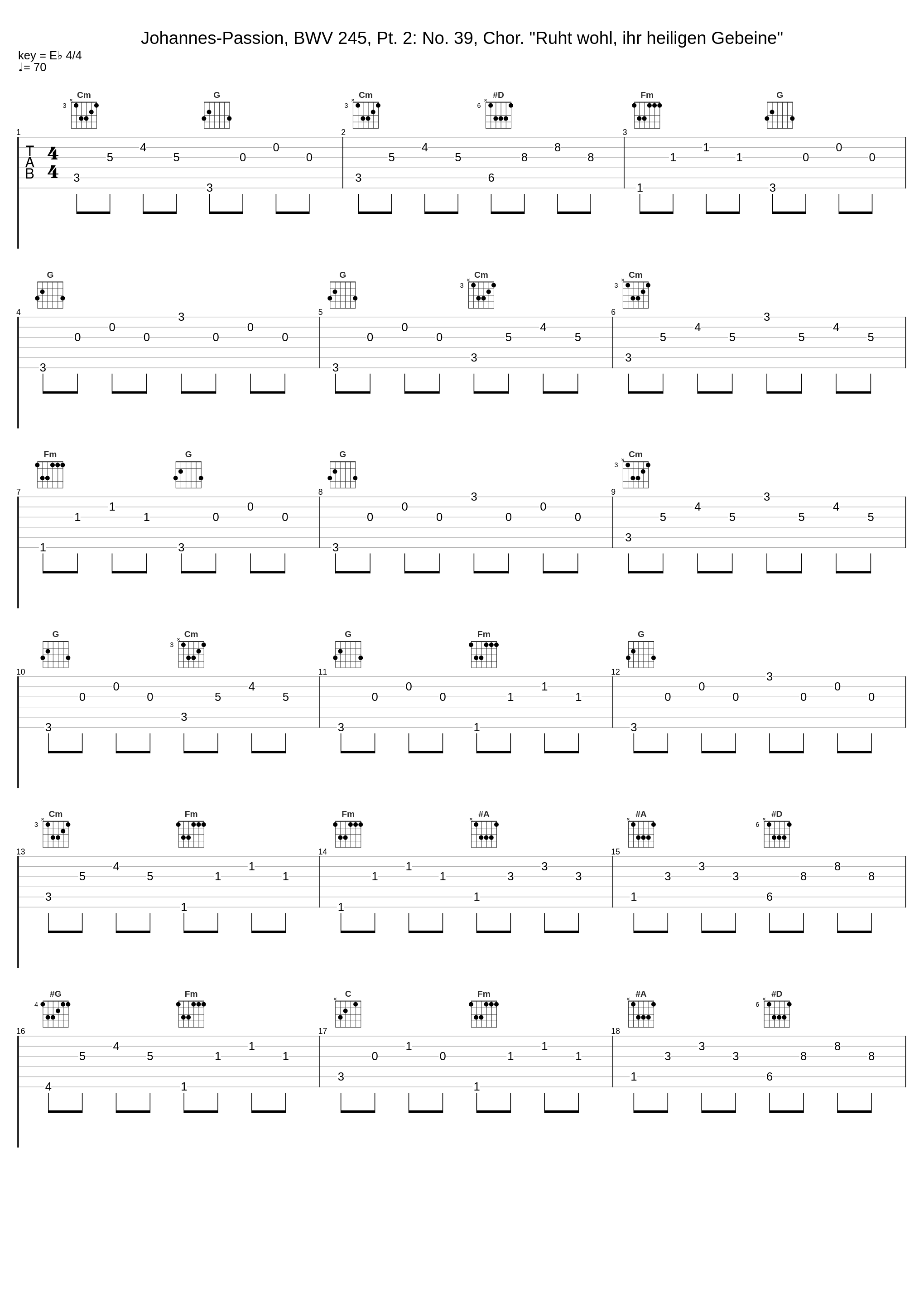 Johannes-Passion, BWV 245, Pt. 2: No. 39, Chor. "Ruht wohl, ihr heiligen Gebeine"_Theo Altmeyer,Franz Crass,Kurt Moll,Helmut Kühnle,Susanne Dürr,Martin Hermann,Elly Ameling,Brigitte Fassbaender,Kurt Equiluz,Siegmund Nimsgern,Hartmut Strebel,Michel Piguet,Hans-Ludwig Hauck,Heinz Jopen,Helga Thoene,Heinrich Haferland,Micha,Suddeutscher M_1