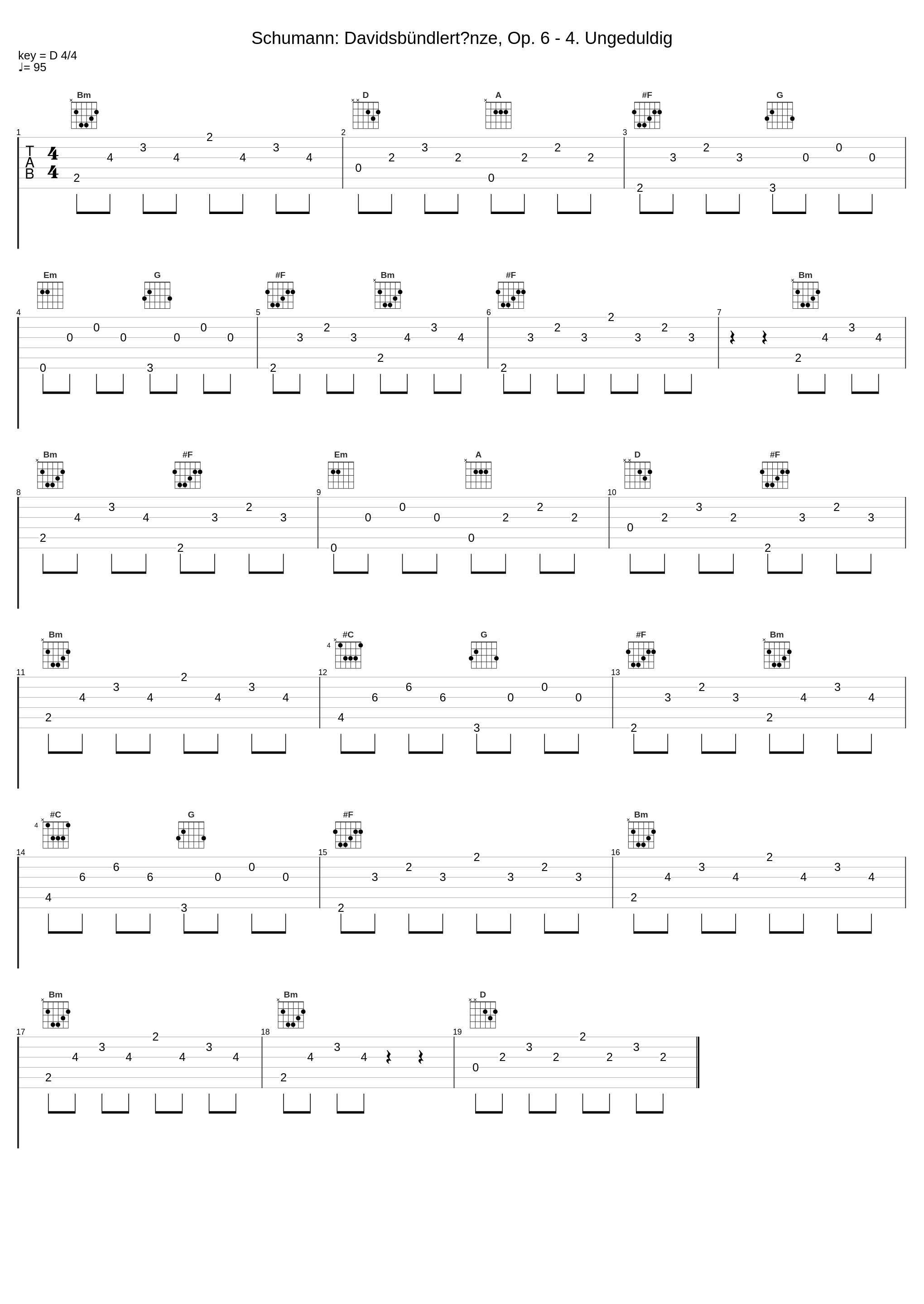 Schumann: Davidsbündlertänze, Op. 6 - 4. Ungeduldig_內田光子_1