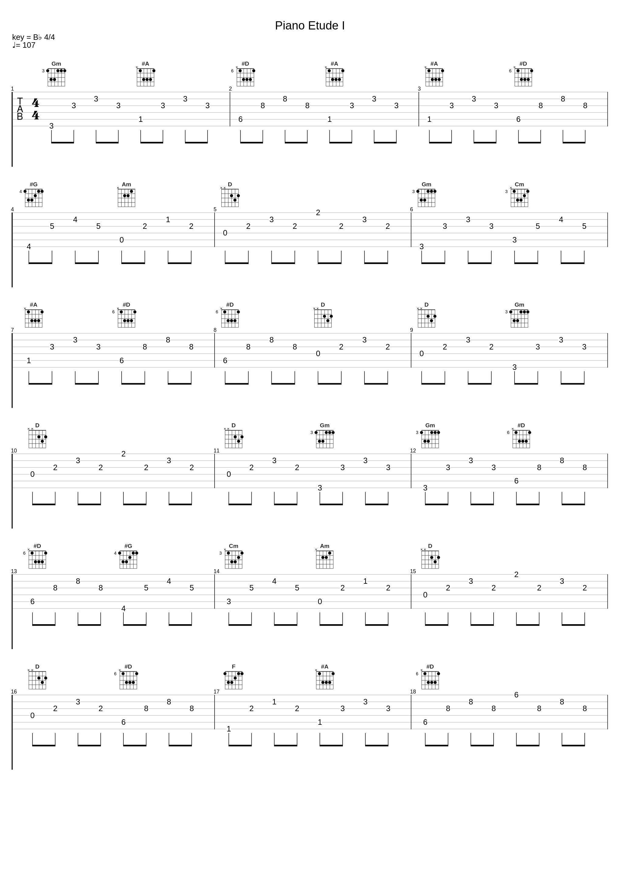 Piano Etude I_蓑部雄崇_1