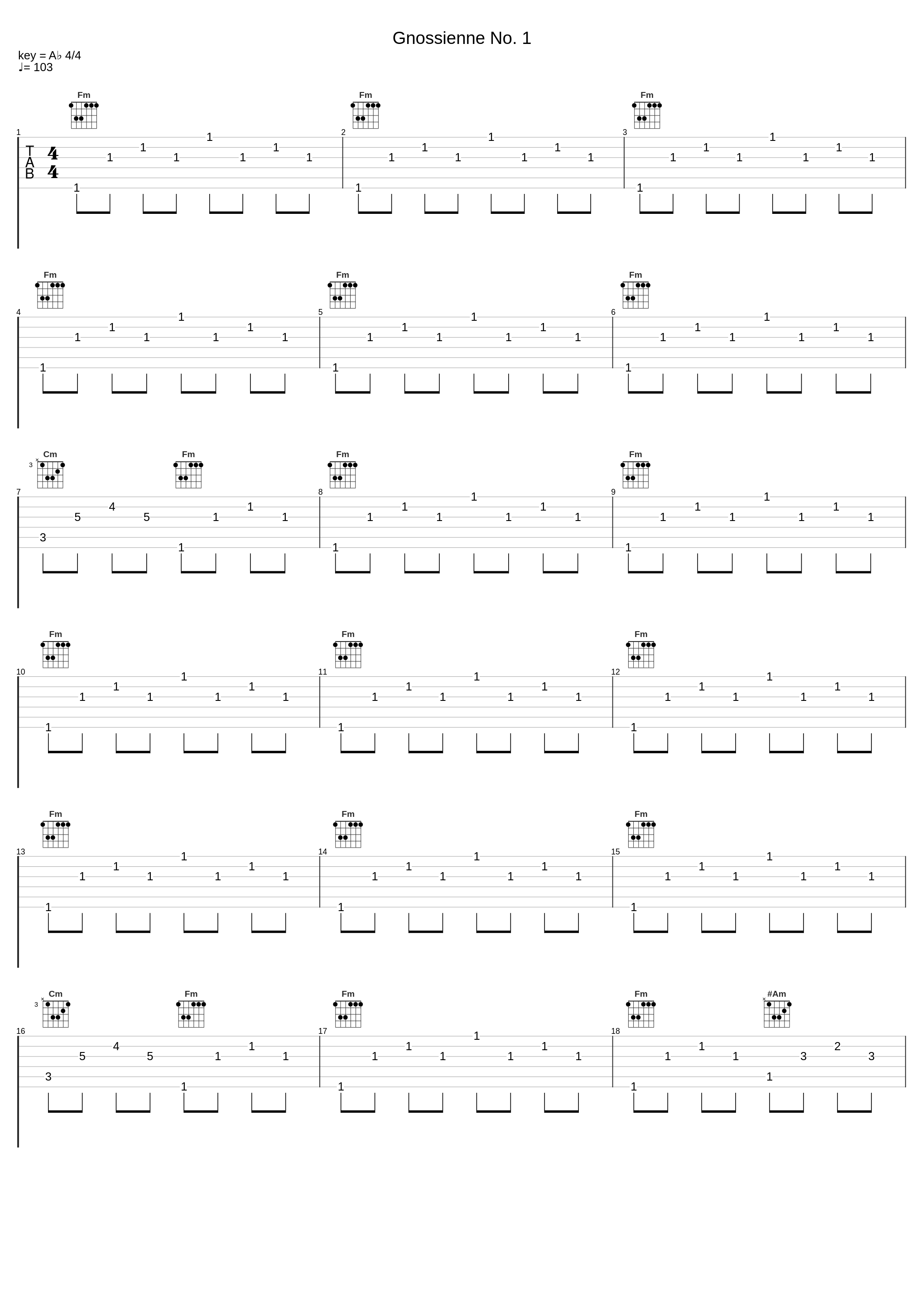 Gnossienne No. 1_Jacques Février,Erik Satie_1