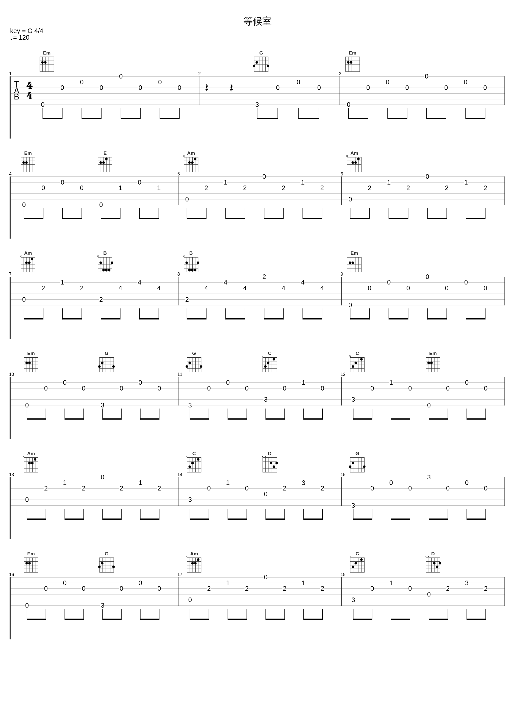 等候室_钢琴曲_1