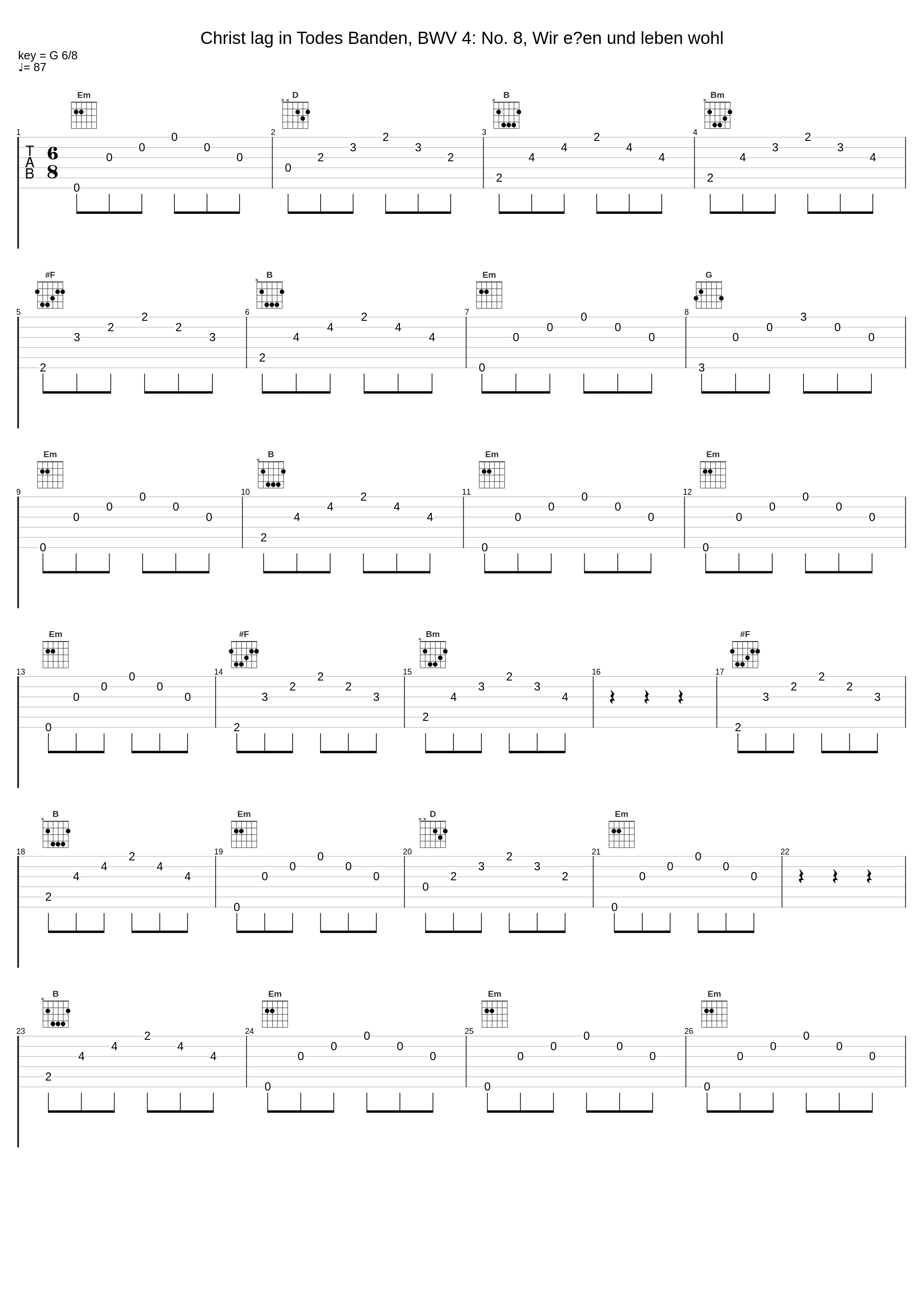 Christ lag in Todes Banden, BWV 4: No. 8, Wir eßen und leben wohl_Ekkehart Tietze,St Thomas's Boys Choir Leipzig,Gewandhausorchester Leipzig,Günther Ramin_1