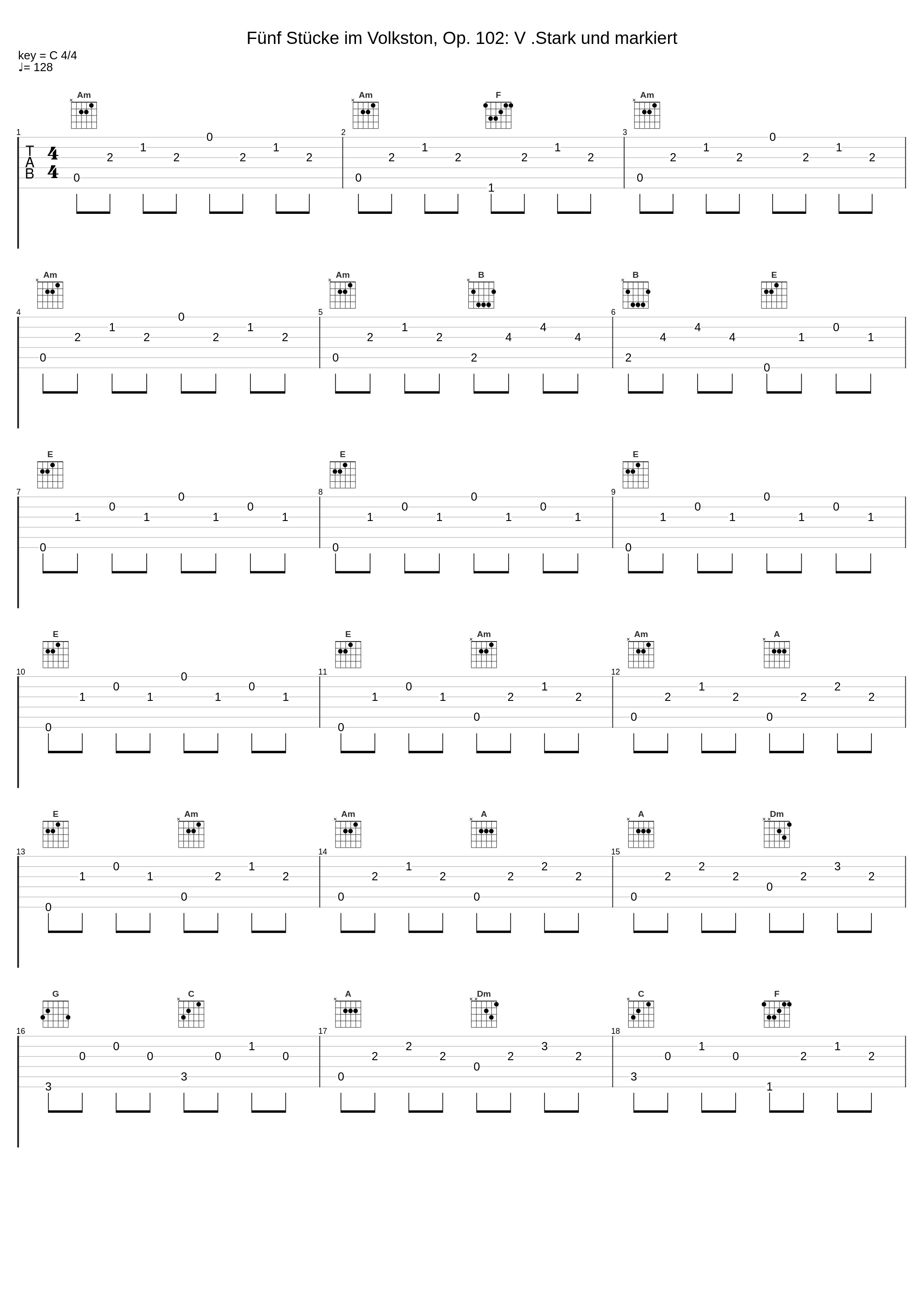 Fünf Stücke im Volkston, Op. 102: V .Stark und markiert_Cyrielle Golin,Antoine Mourlas_1