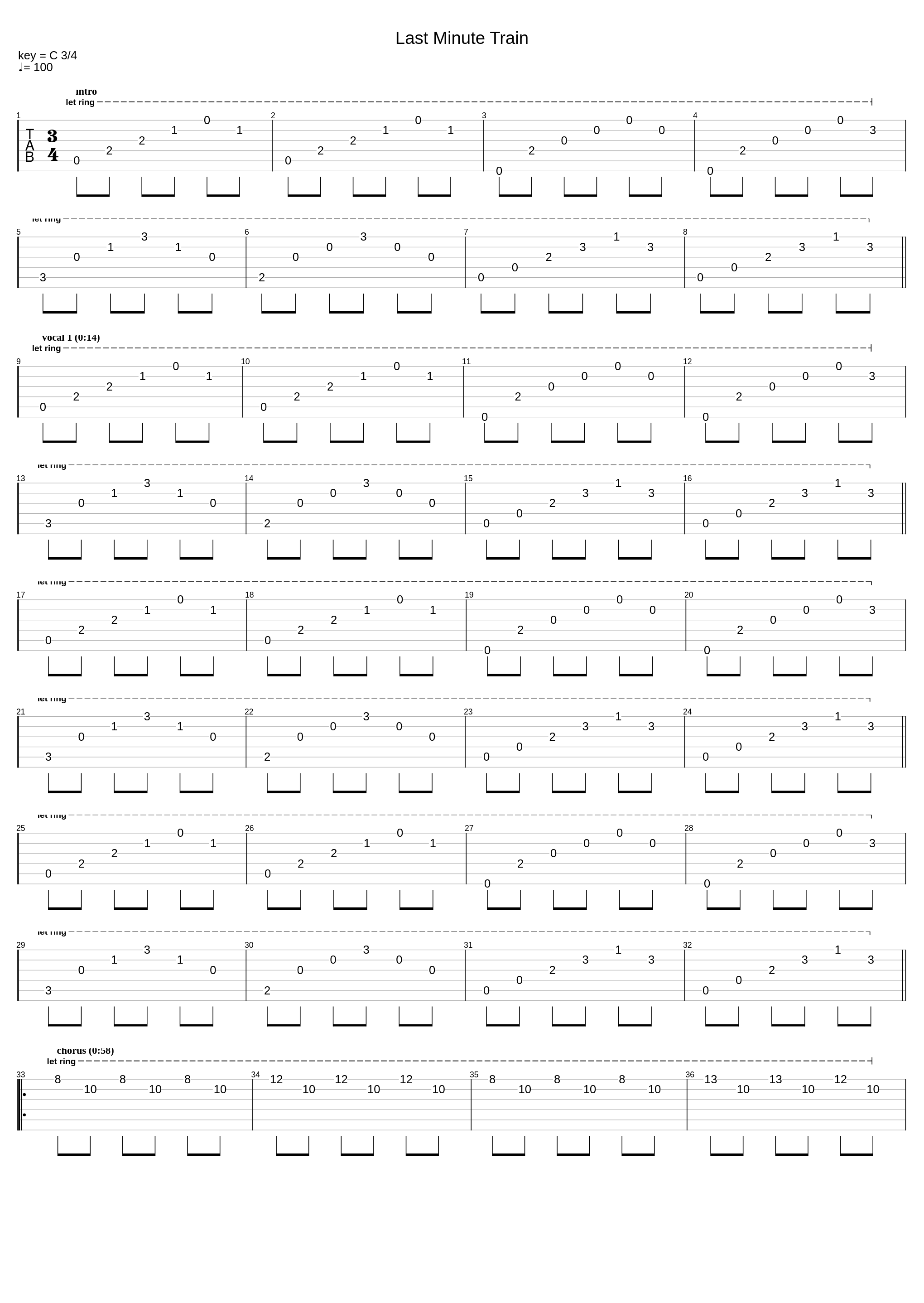 Last Minute Train_The Foreshadowing_1