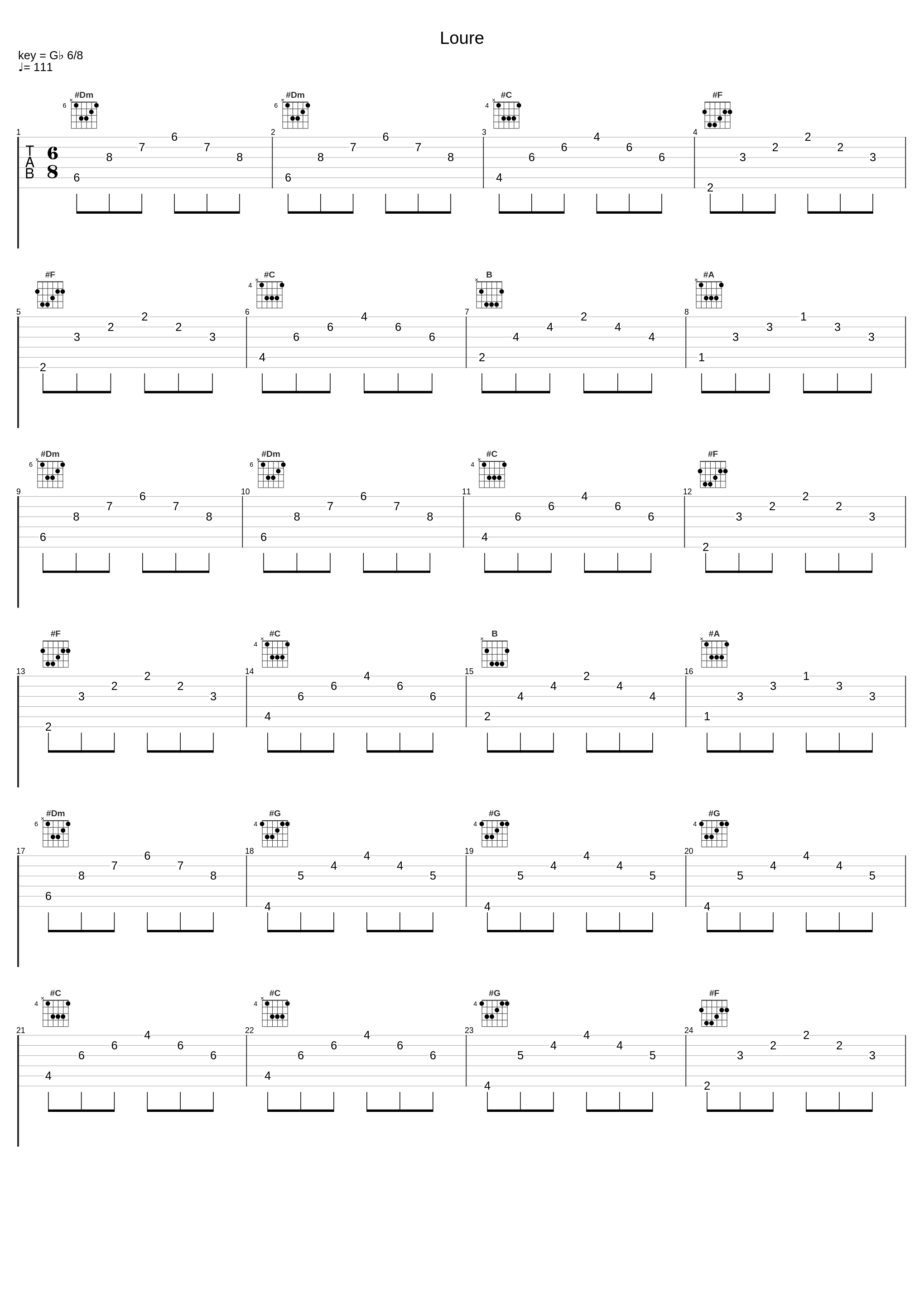 Loure_Florilegium,Georg Philipp Telemann_1