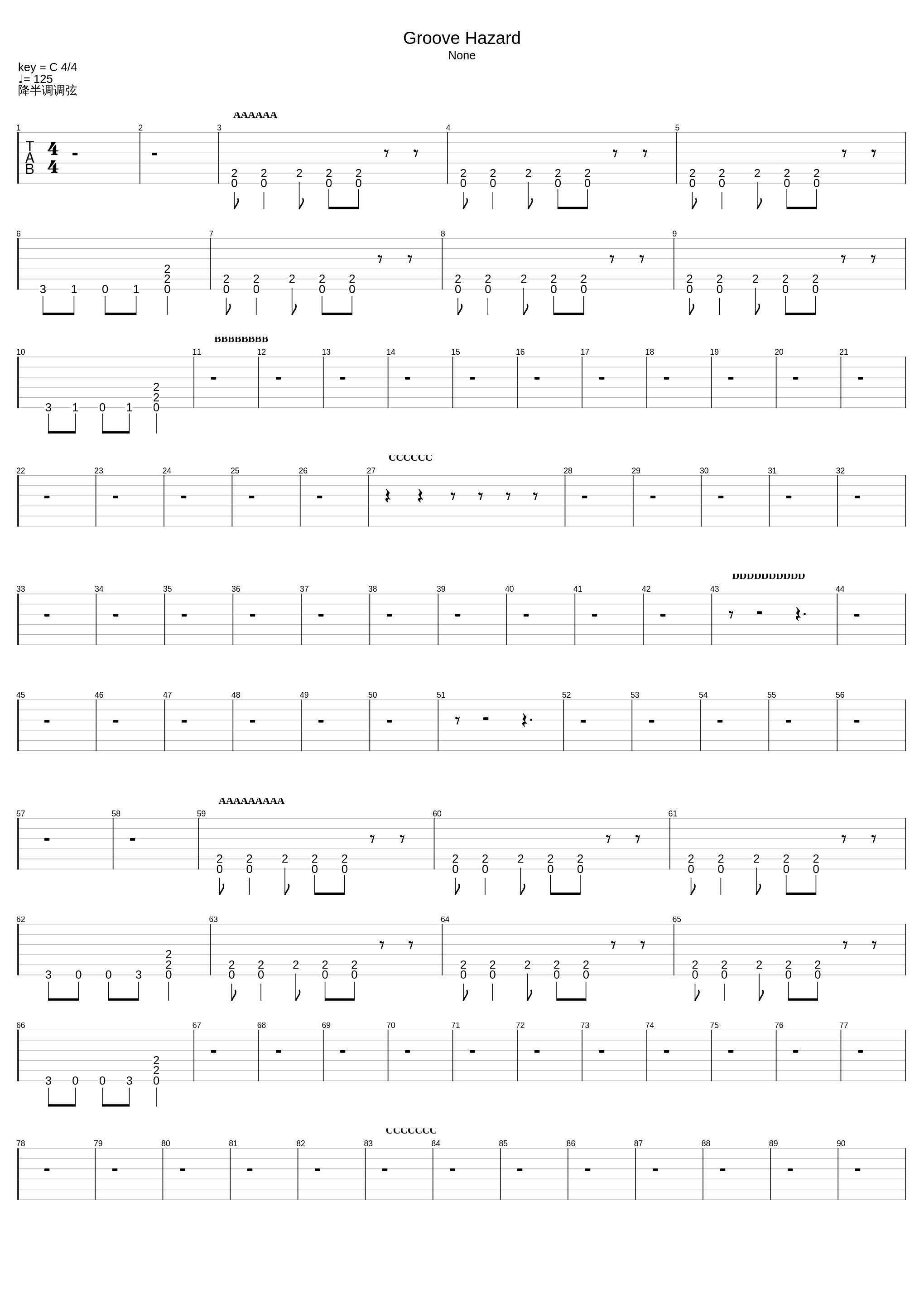 Groove Hazard_D Dixon_1