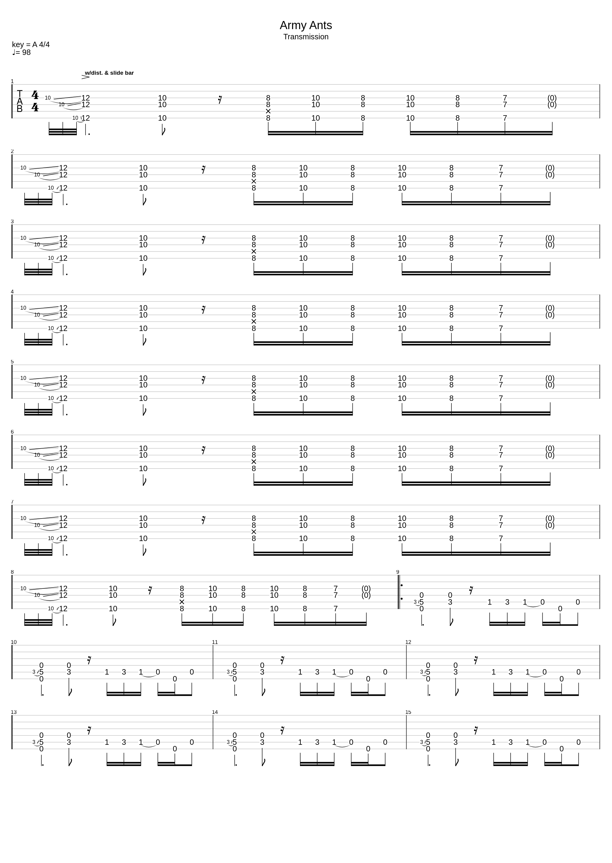 Army Ants_The Tea Party_1