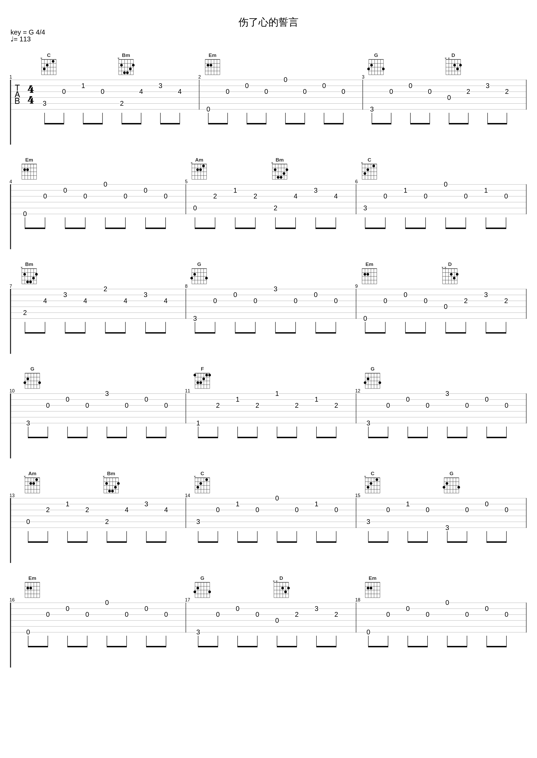 伤了心的誓言_小潘潘_1