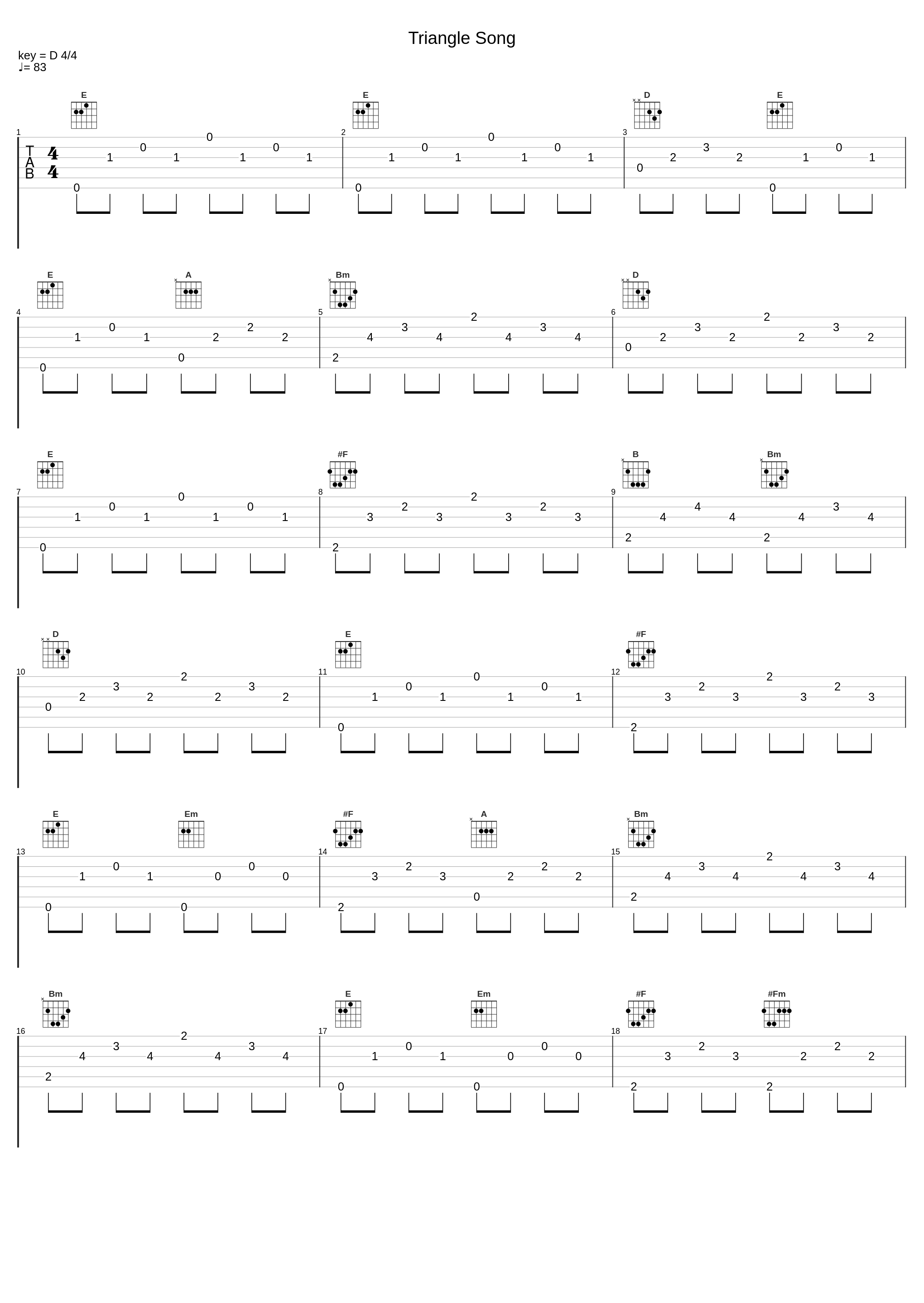 Triangle Song_Thin White Rope_1