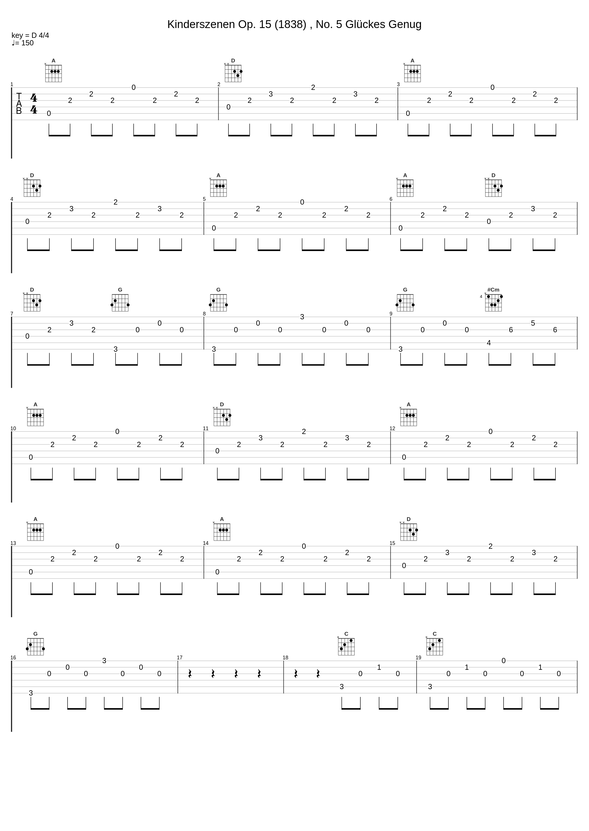 Kinderszenen Op. 15 (1838) , No. 5 Glückes Genug_Marco Mantovani,Robert Schumann_1