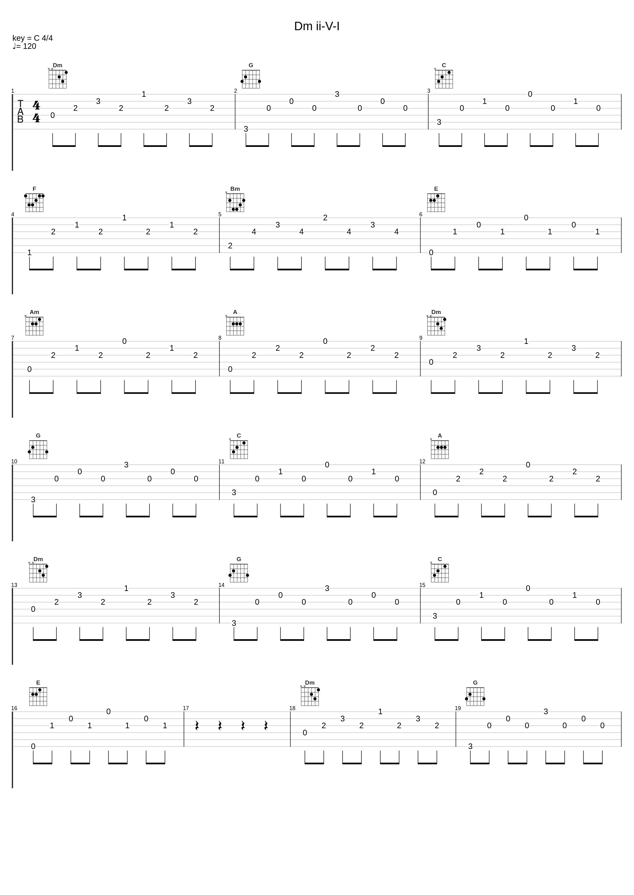 Dm ii-V-I_Max Wegener_1