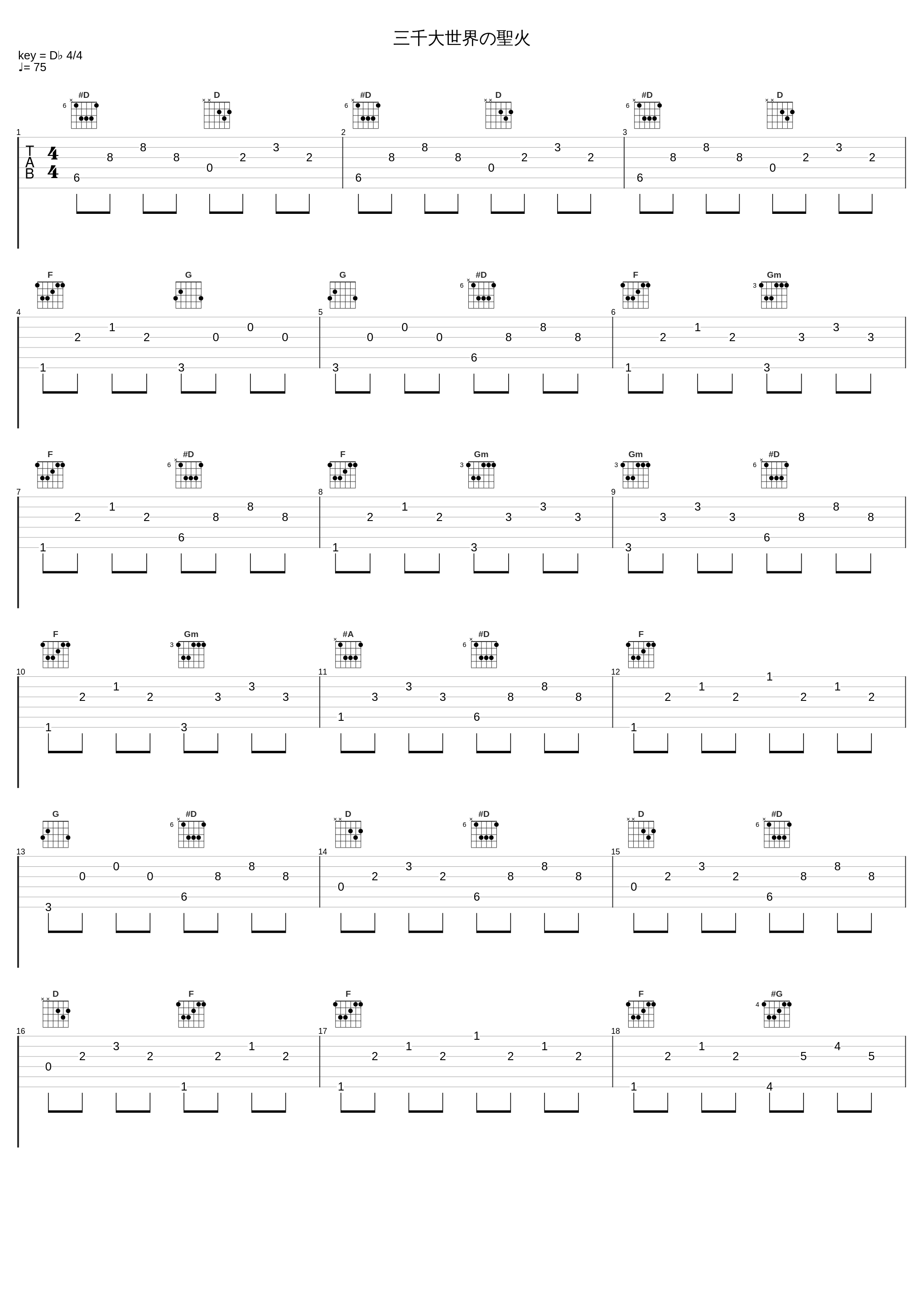 三千大世界の聖火_狐の工作室_1