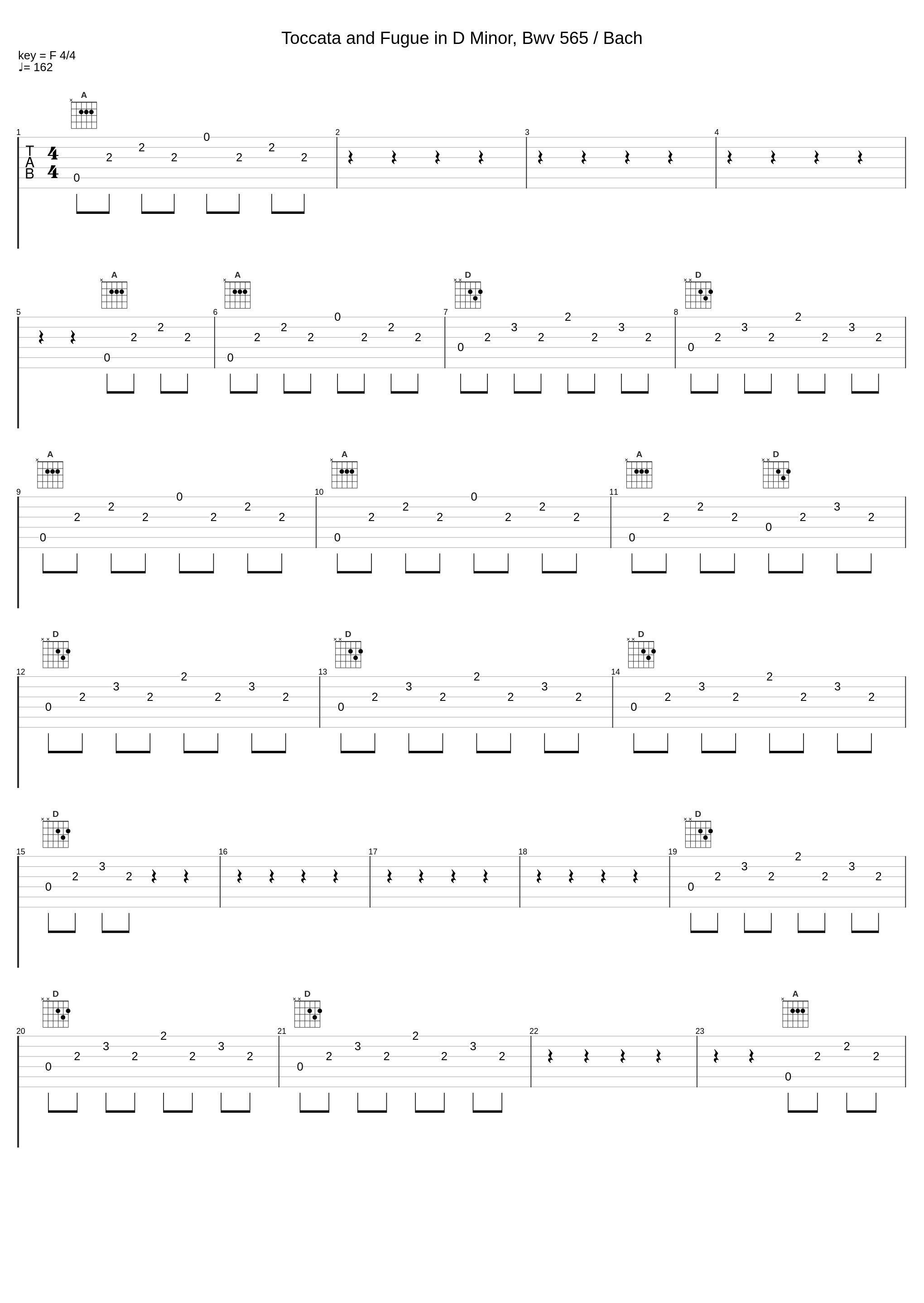 Toccata and Fugue in D Minor, Bwv 565 / Bach_Karl Richter,Organ_1