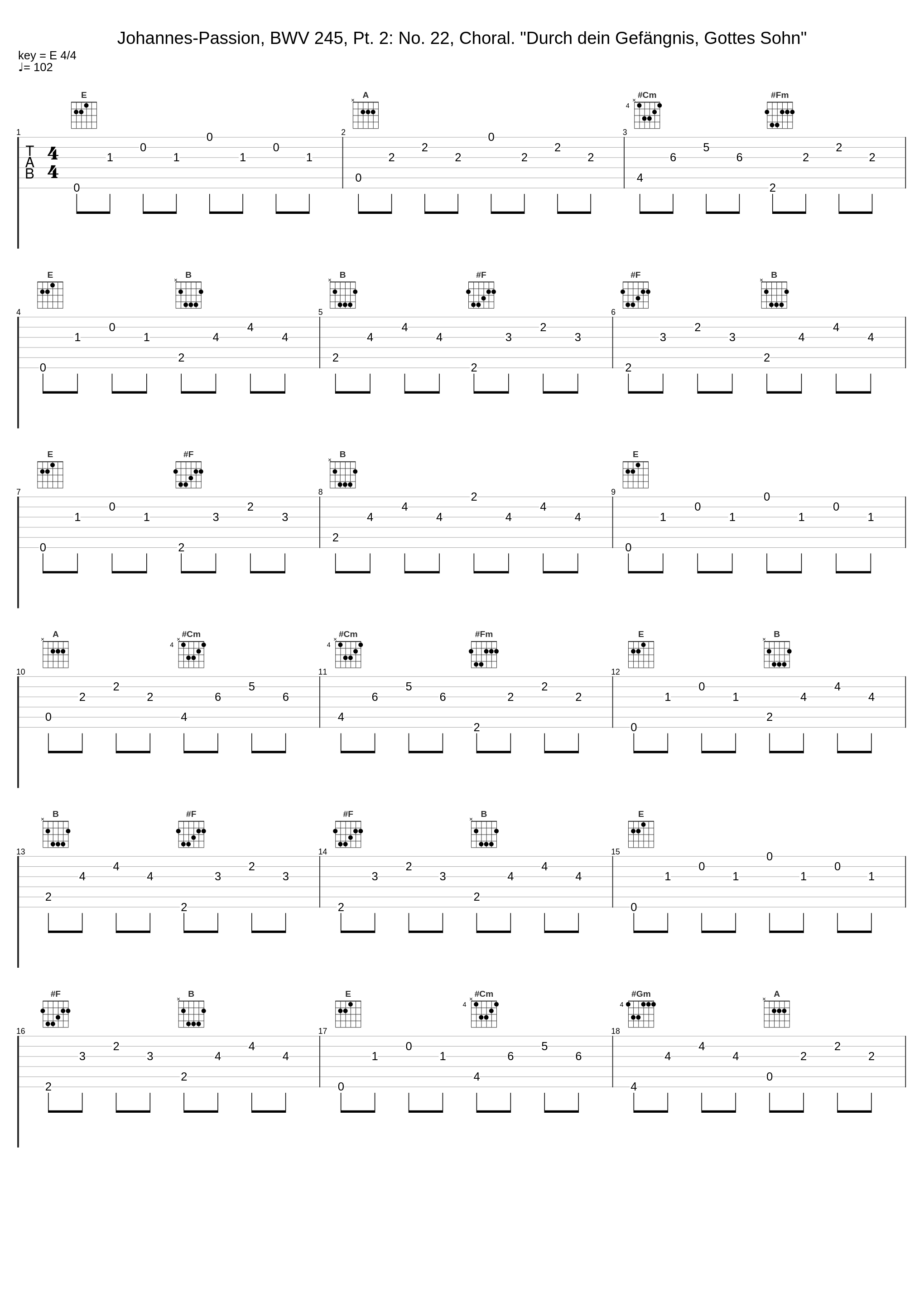 Johannes-Passion, BWV 245, Pt. 2: No. 22, Choral. "Durch dein Gefängnis, Gottes Sohn"_Theo Altmeyer,Franz Crass,Kurt Moll,Helmut Kühnle,Susanne Dürr,Martin Hermann,Elly Ameling,Brigitte Fassbaender,Kurt Equiluz,Siegmund Nimsgern,Hartmut Strebel,Michel Piguet,Hans-Ludwig Hauck,Heinz Jopen,Helga Thoene,Heinrich Haferland,Micha,Suddeutscher M_1