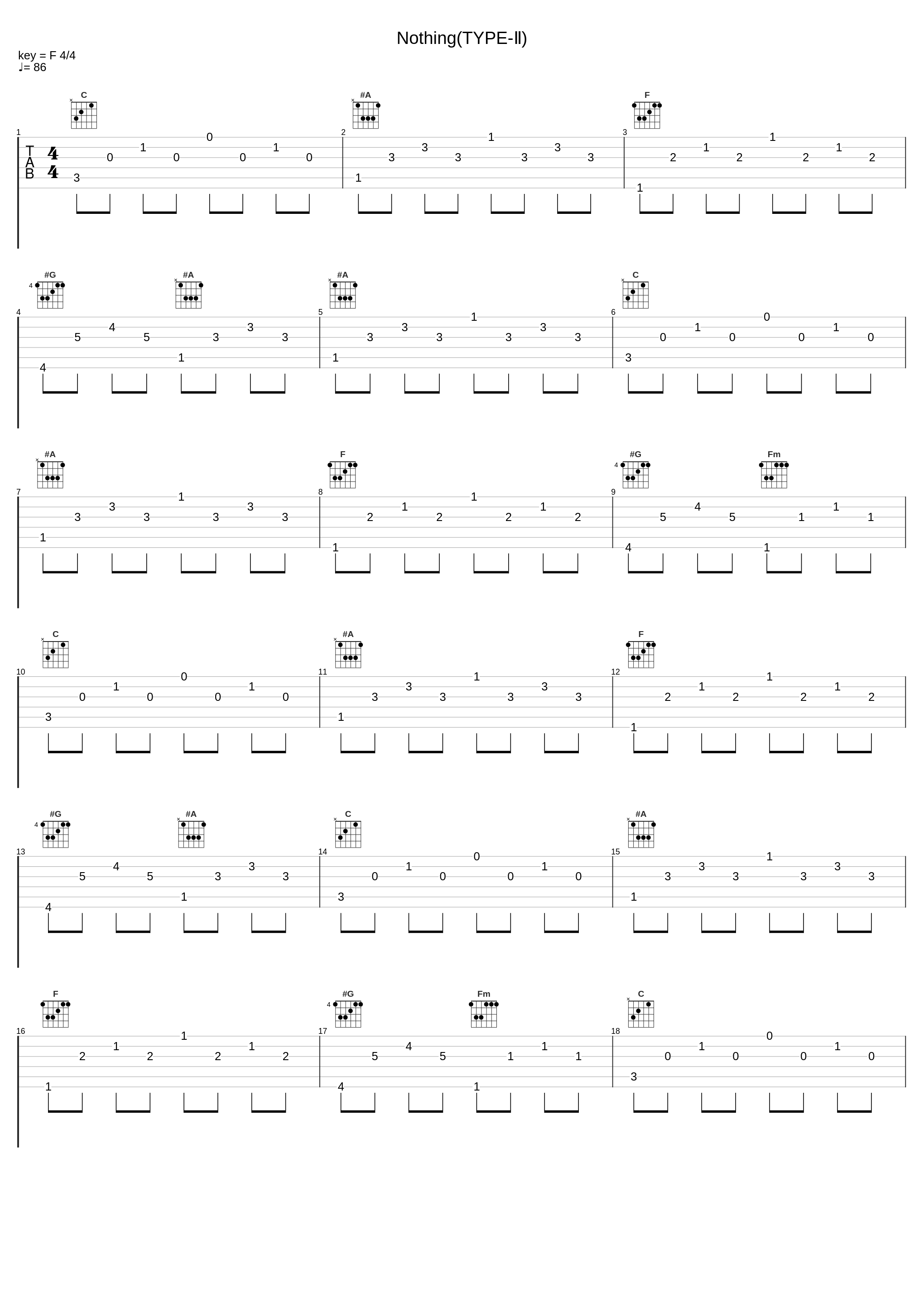 Nothing(TYPE-Ⅱ)_阿保刚_1