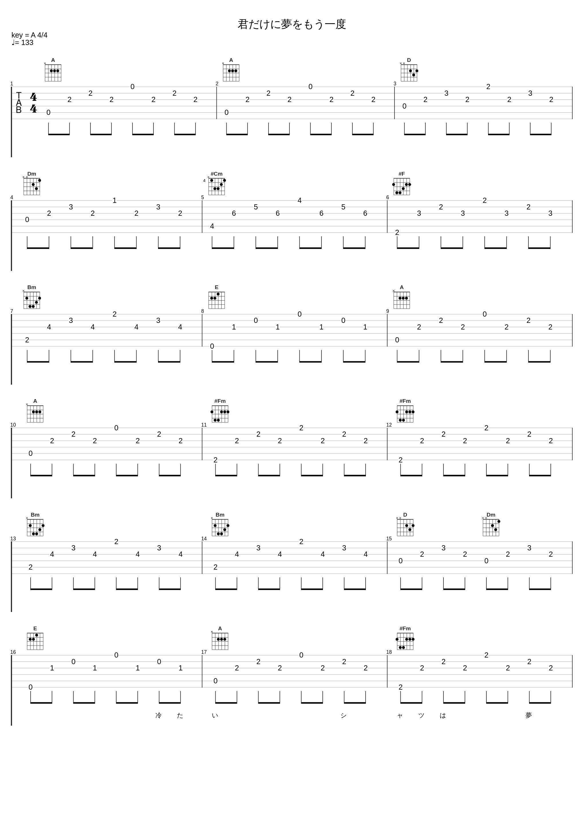 君だけに夢をもう一度_南方之星_1