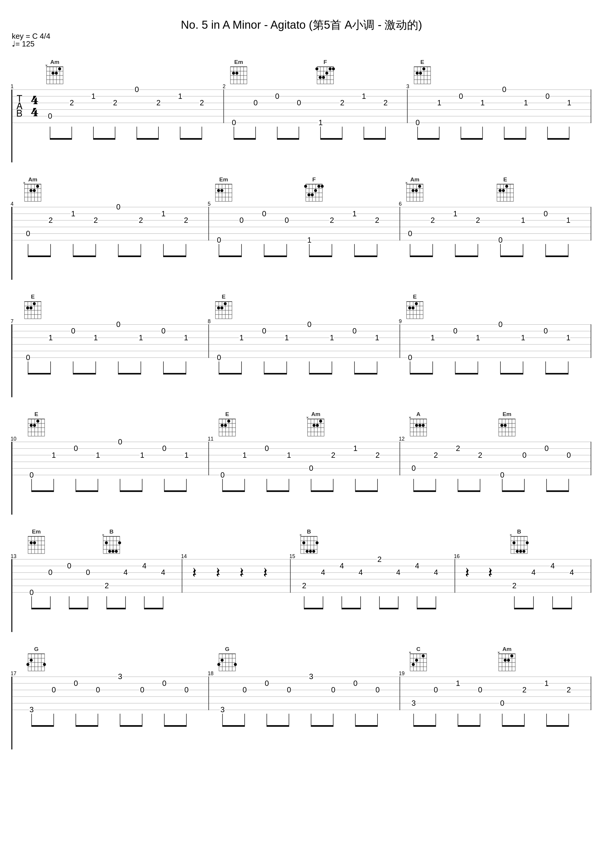 No. 5 in A Minor - Agitato (第5首 A小调 - 激动的)_Lívia Rév,Felix Mendelssohn_1