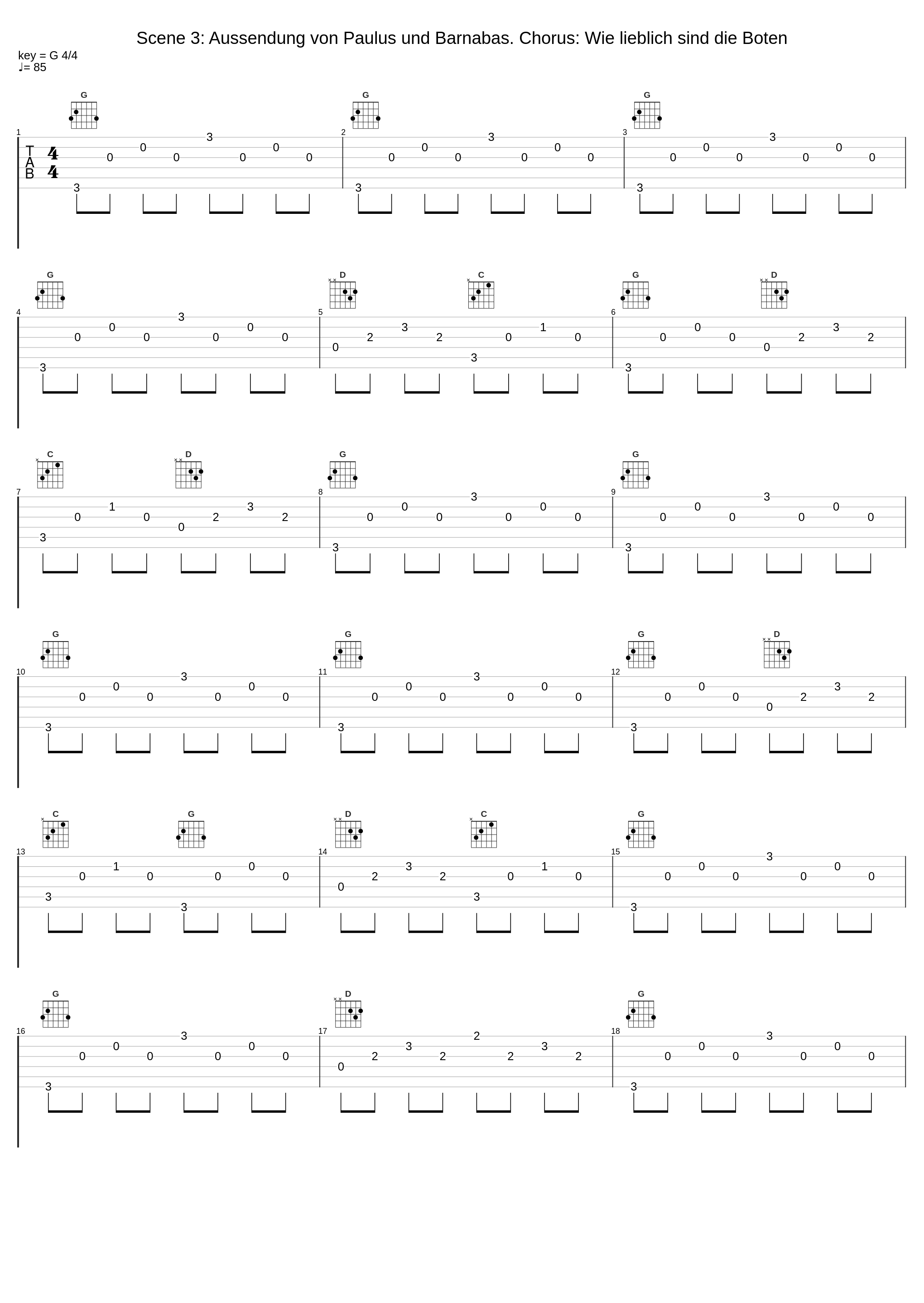 Scene 3: Aussendung von Paulus und Barnabas. Chorus: Wie lieblich sind die Boten_Classical Artists,Felix Mendelssohn_1