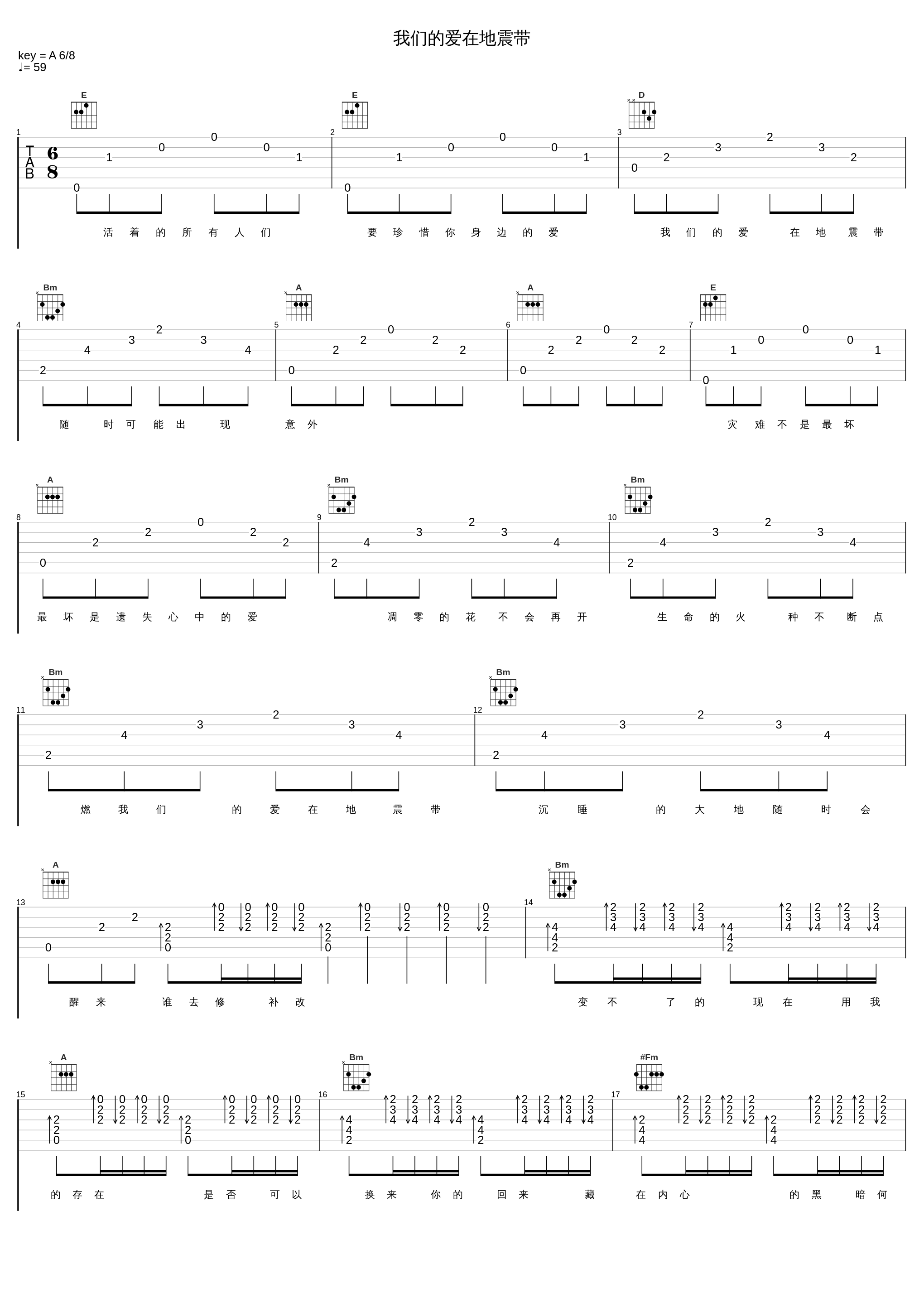 我们的爱在地震带_旅行团乐队_1