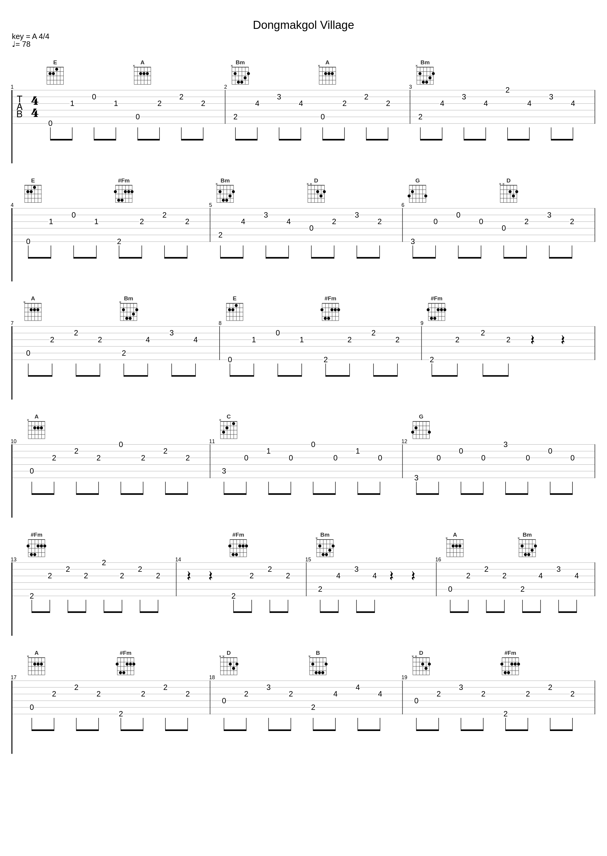 Dongmakgol Village_久石让_1