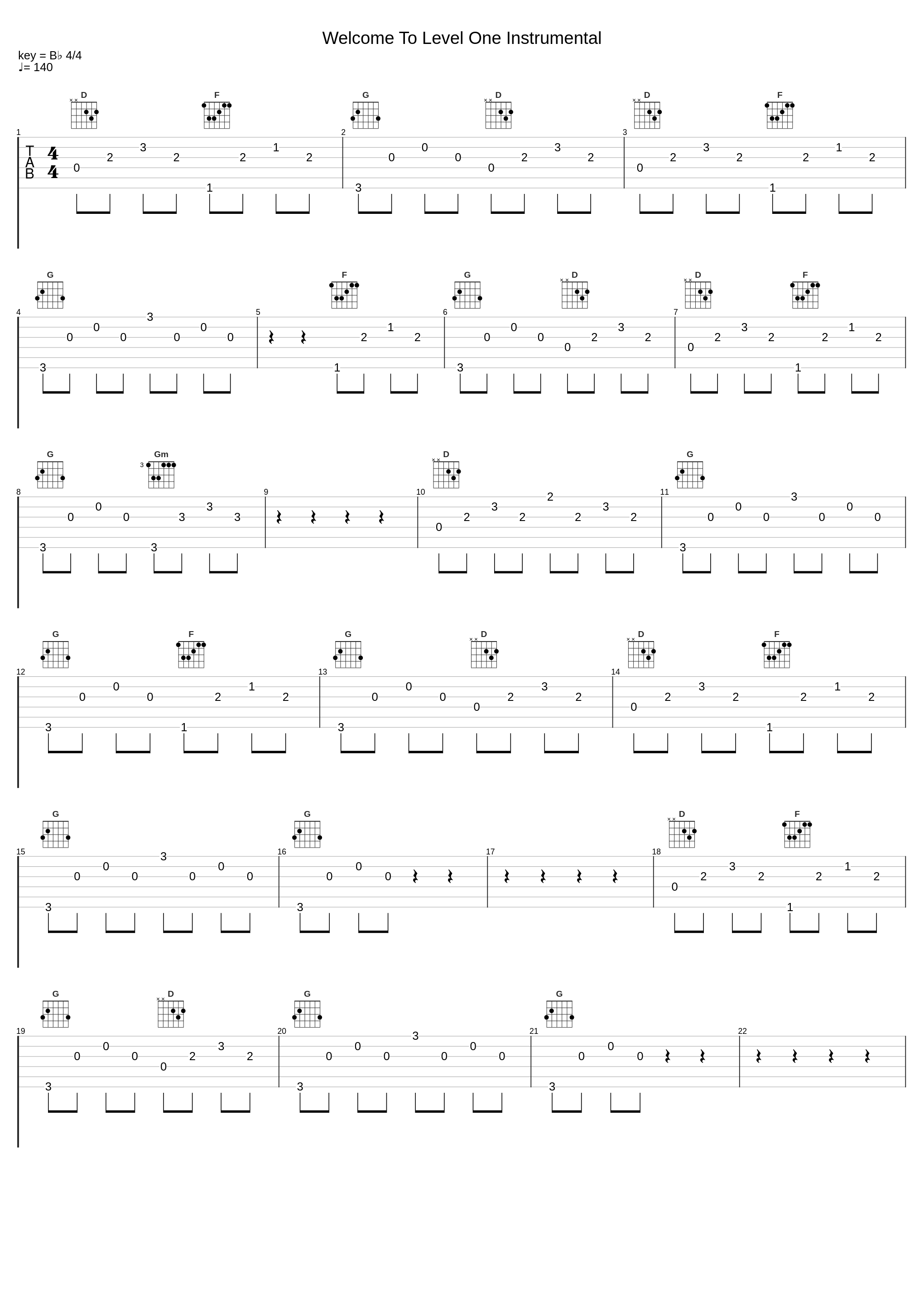 Welcome To Level One Instrumental_F-777_1