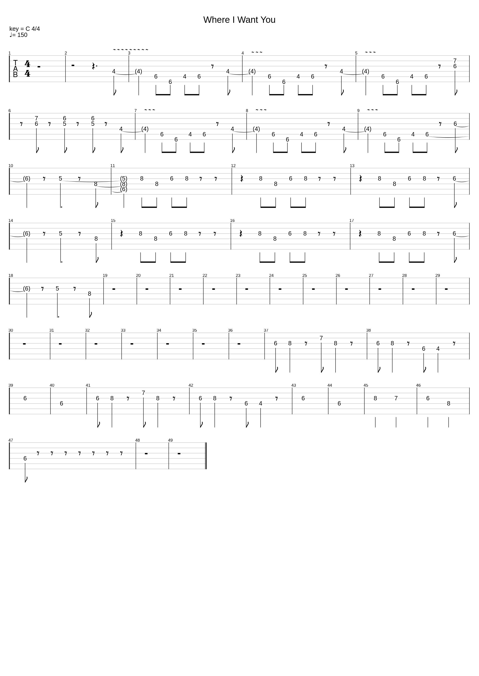 Where I Want You_Tyler Bryant_1