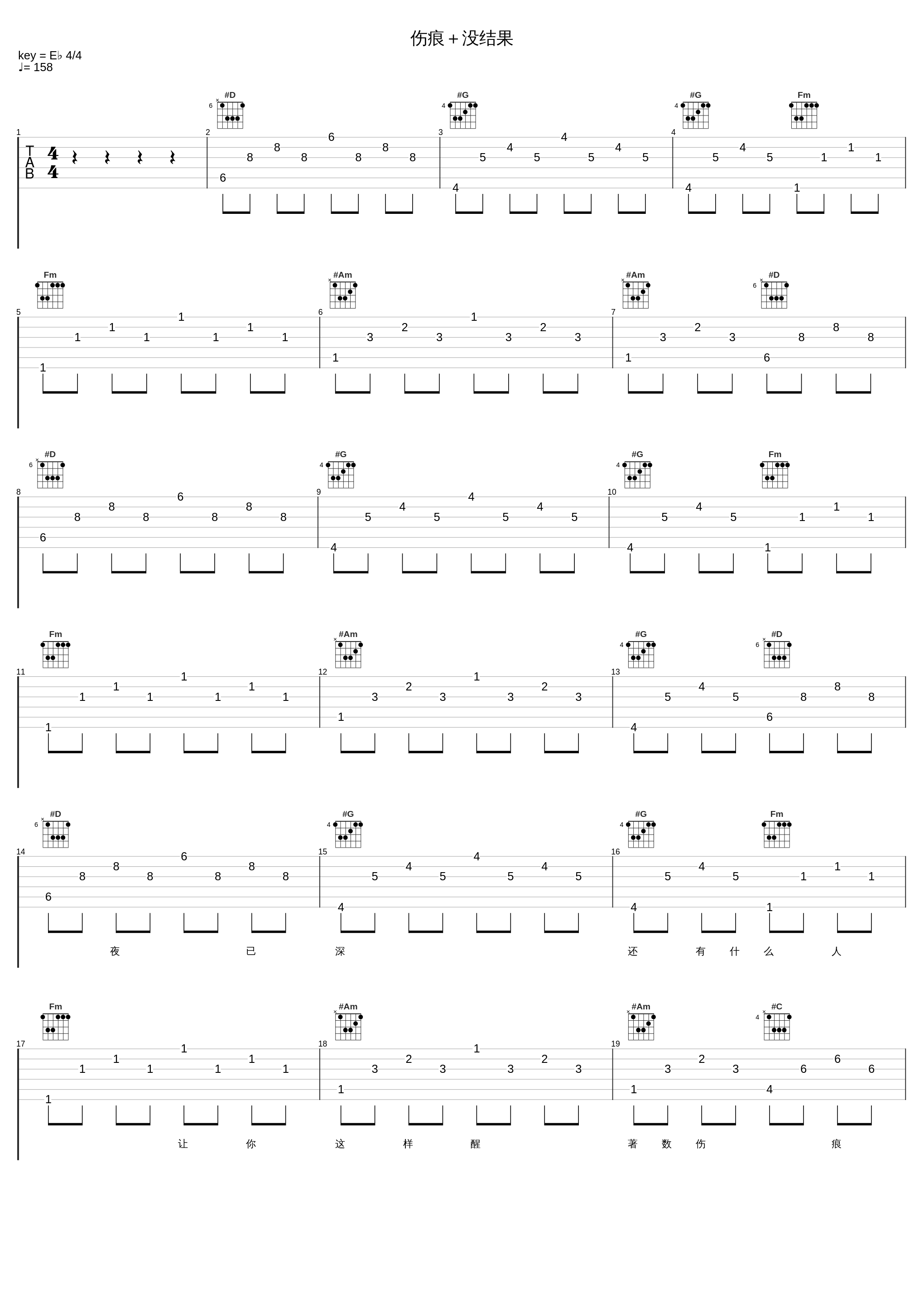 伤痕＋没结果_张敬轩_1