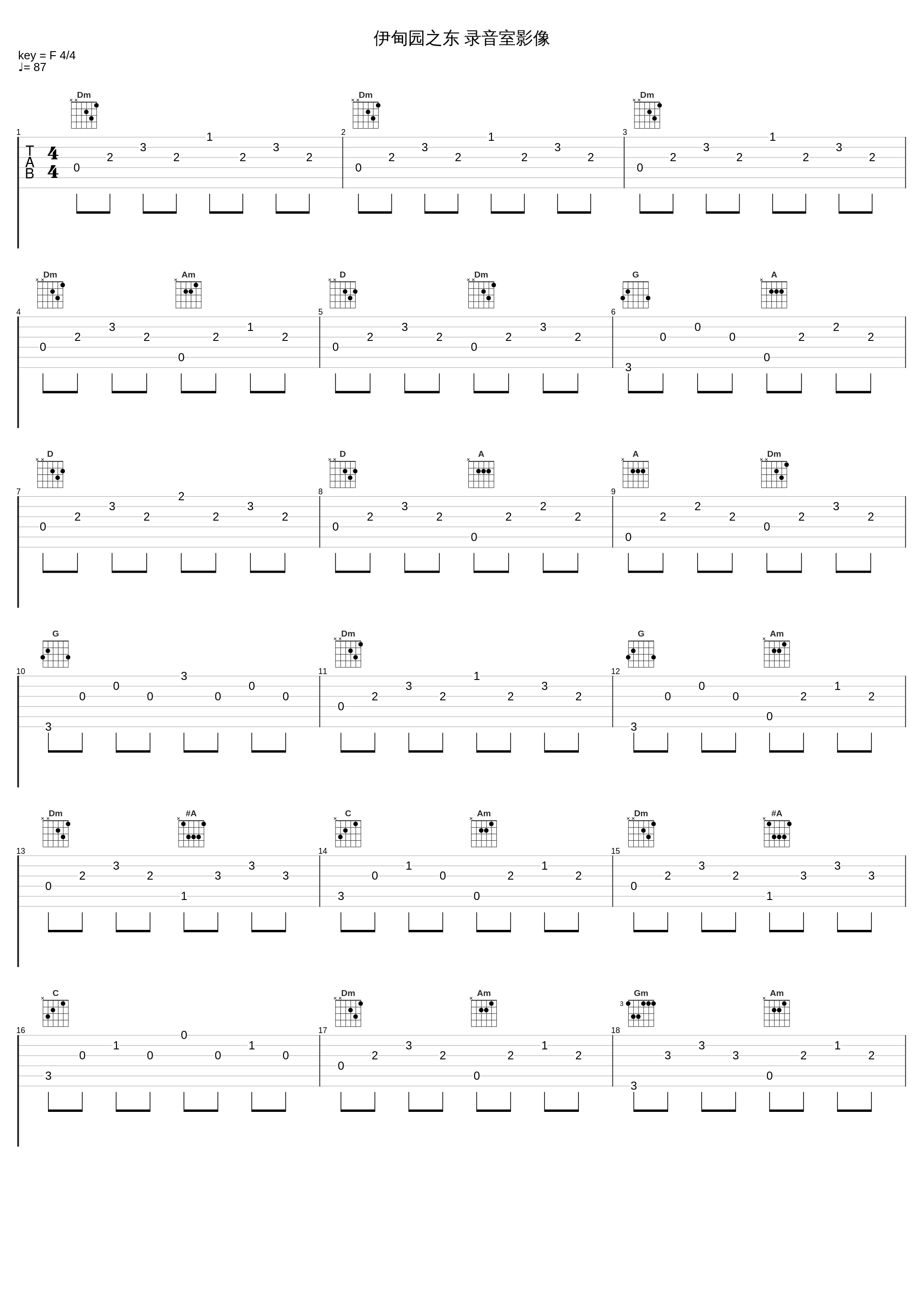 伊甸园之东 录音室影像_LC9_1