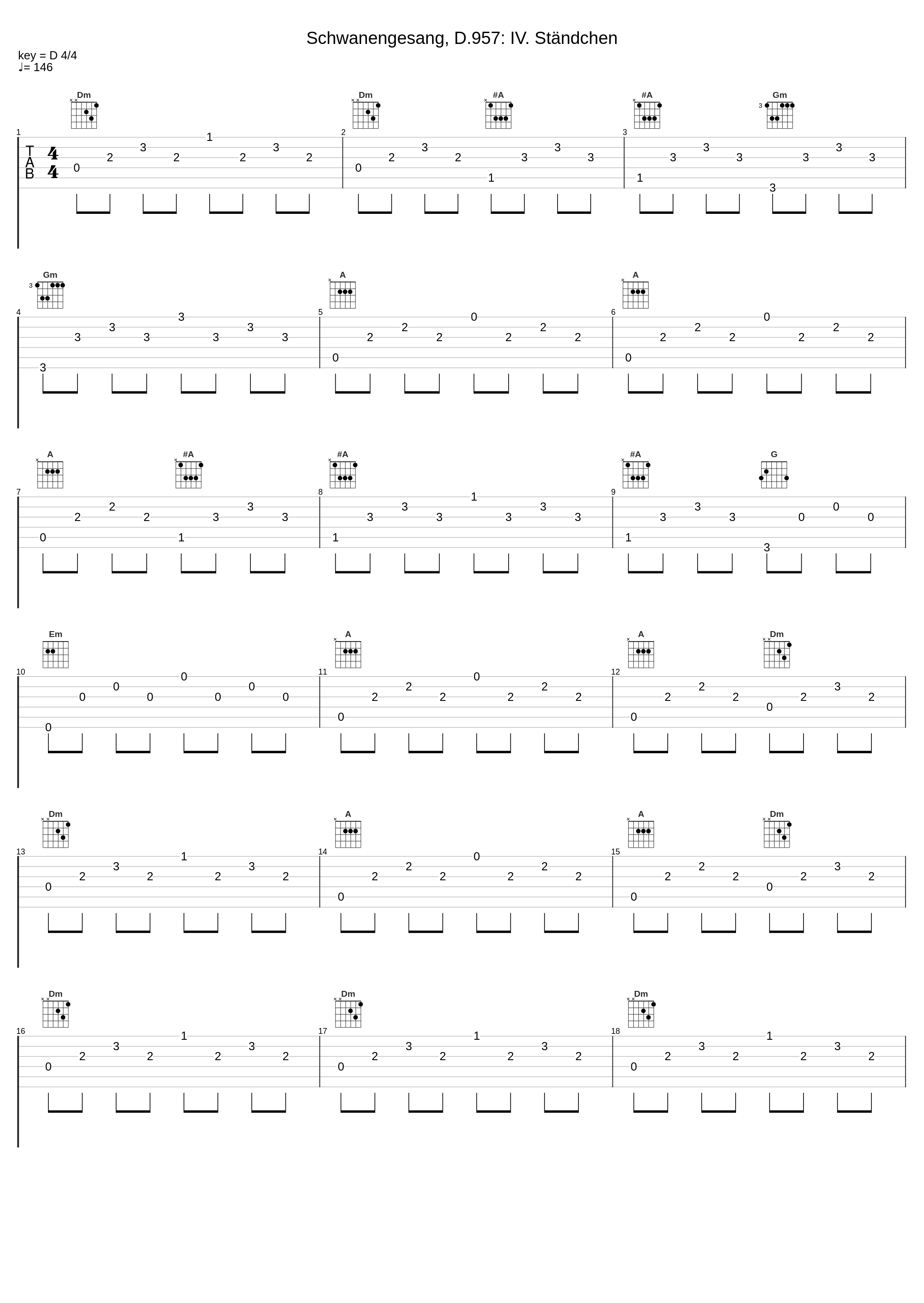 Schwanengesang, D.957: IV. Ständchen_Sergei Rachmaninoff_1