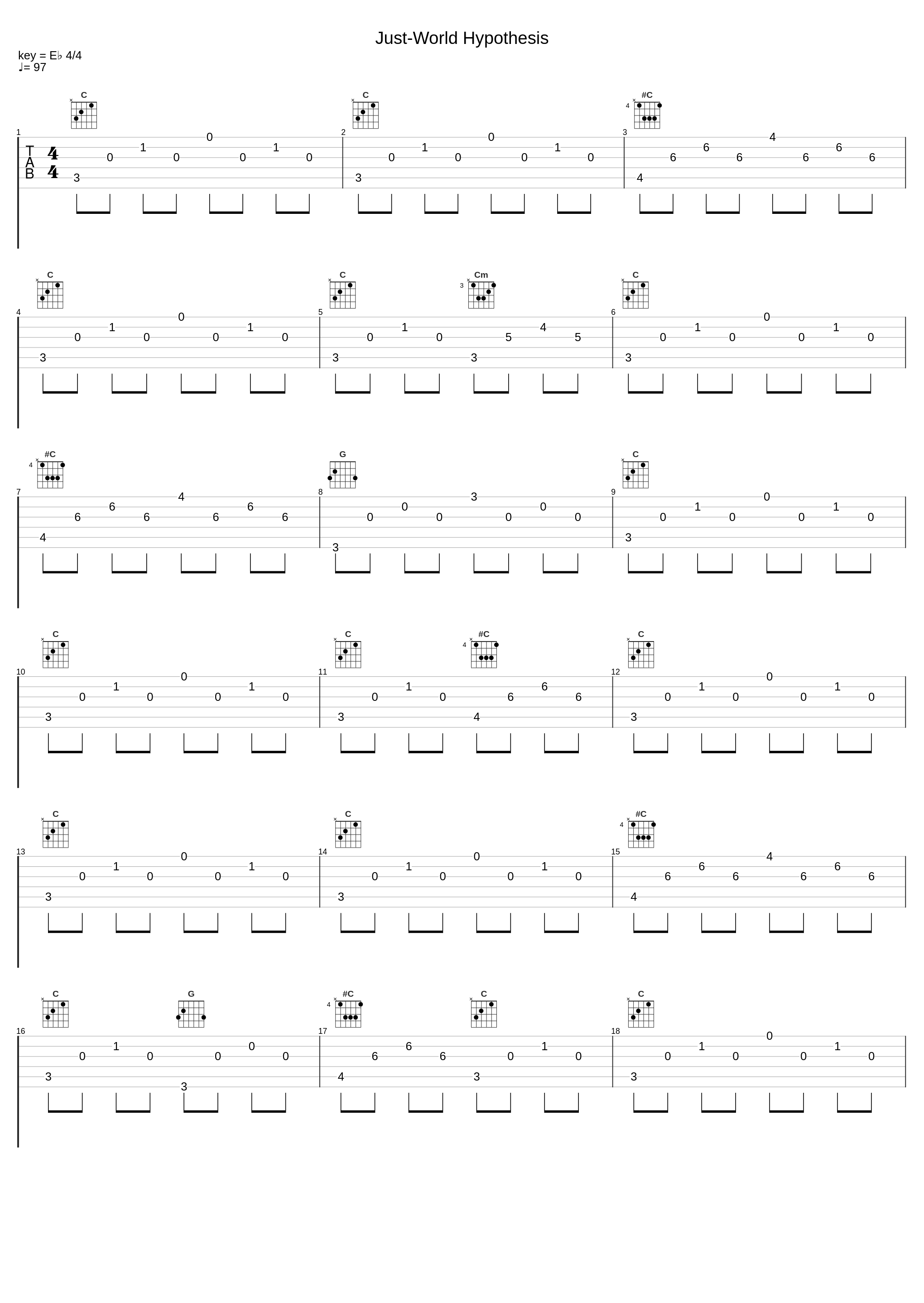 Just-World Hypothesis_Saber Tiger_1