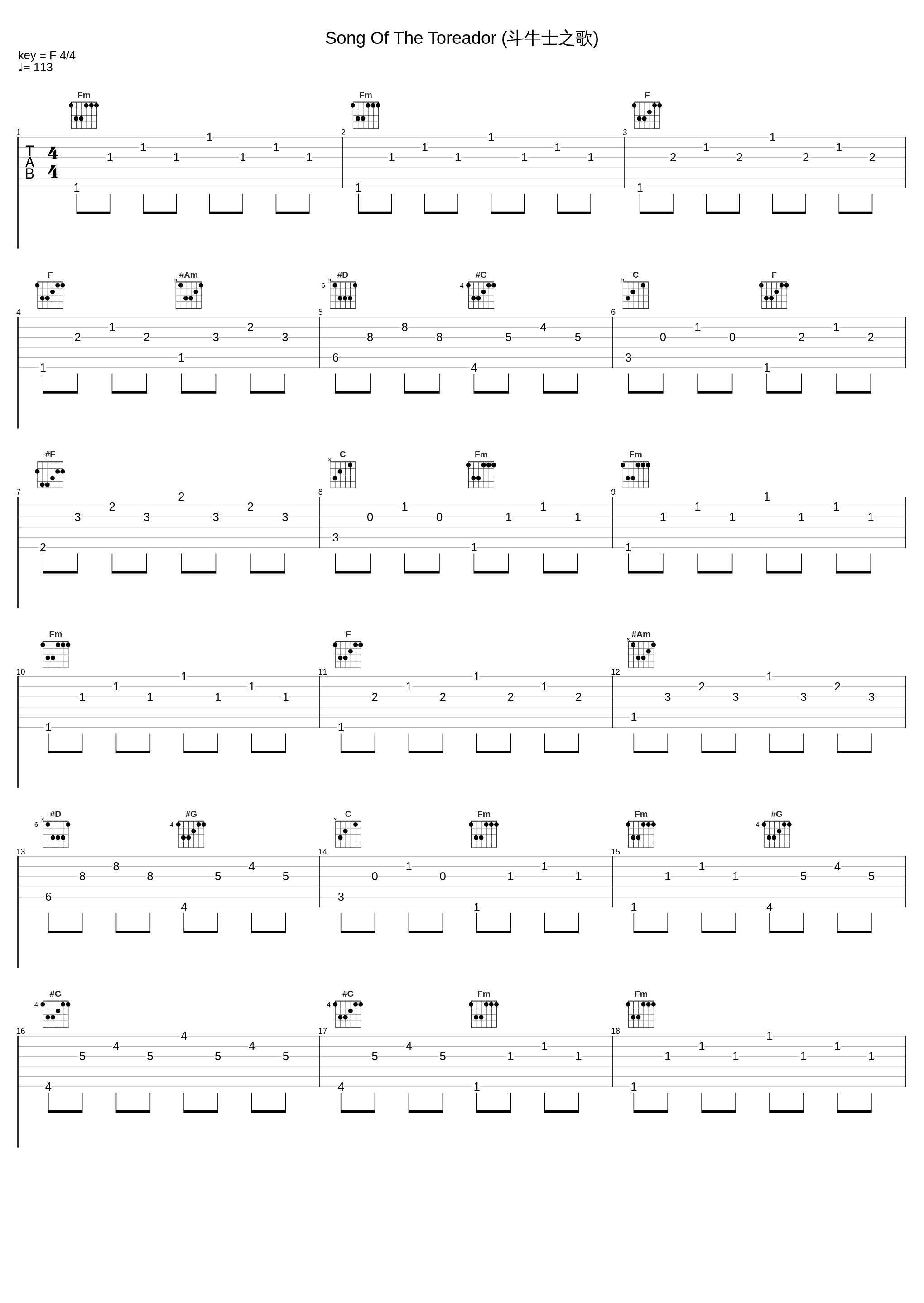 Song Of The Toreador (斗牛士之歌)_Classical Artists_1