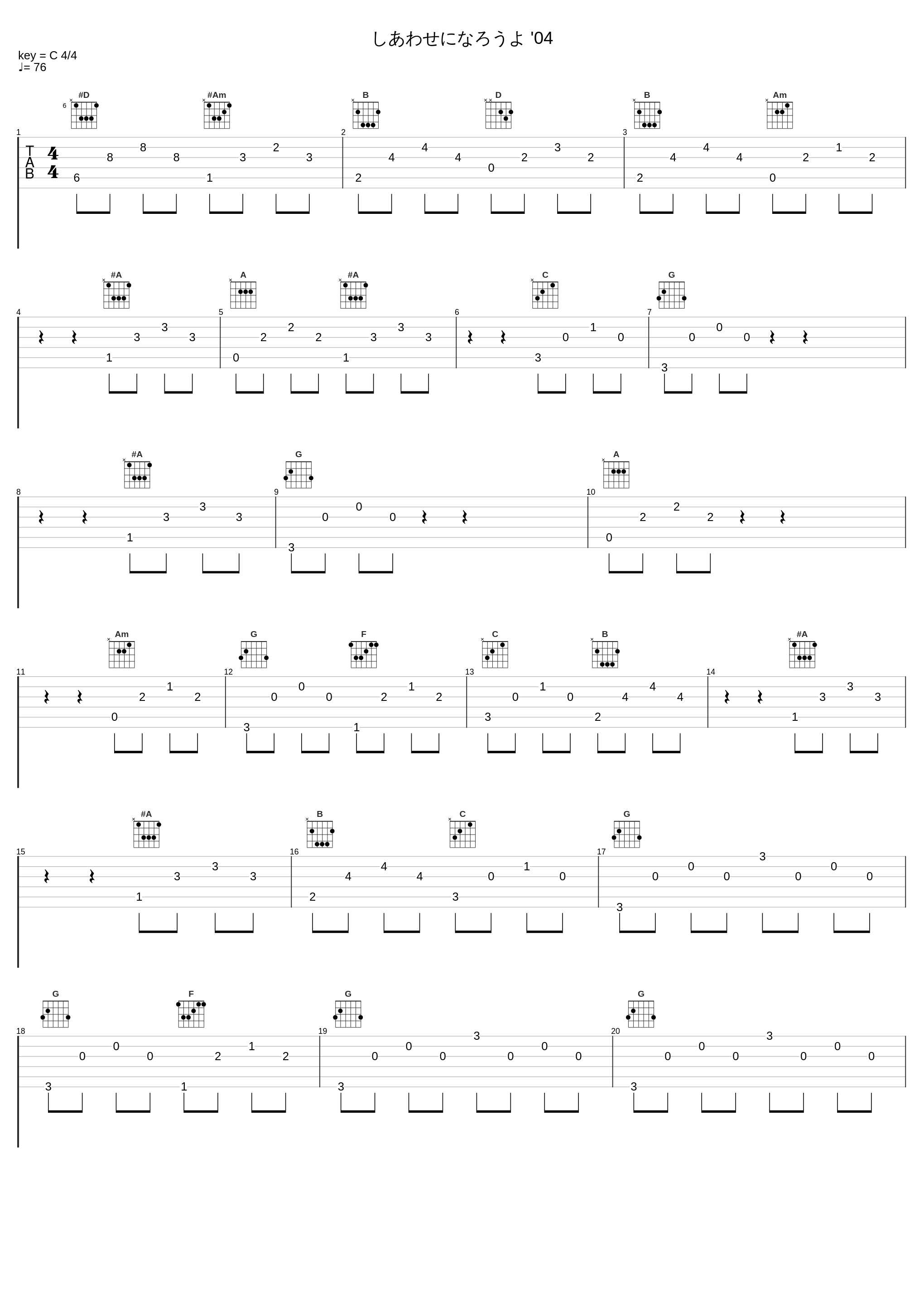 しあわせになろうよ '04_长渕刚_1