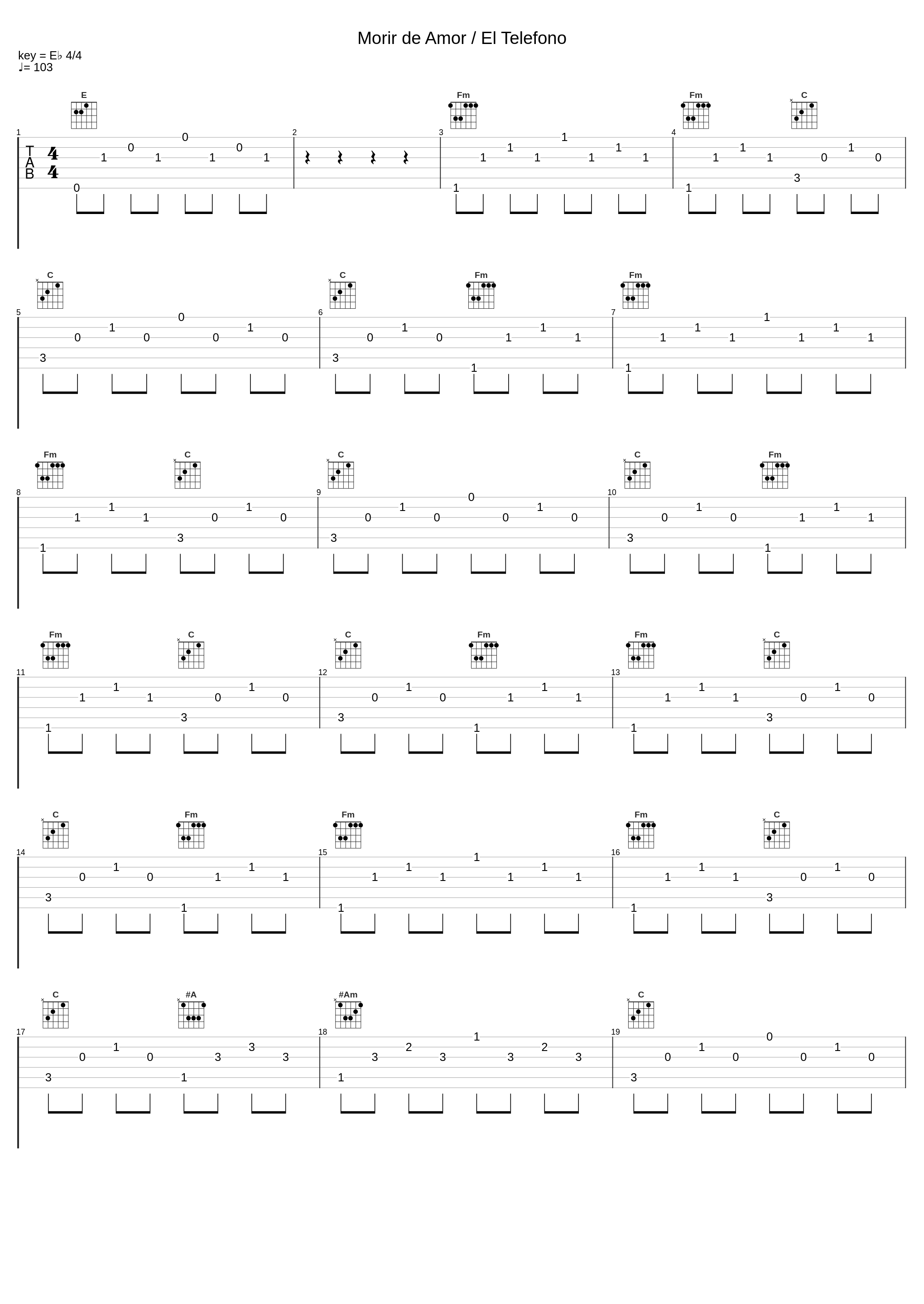 Morir de Amor / El Telefono_Grupo 5_1