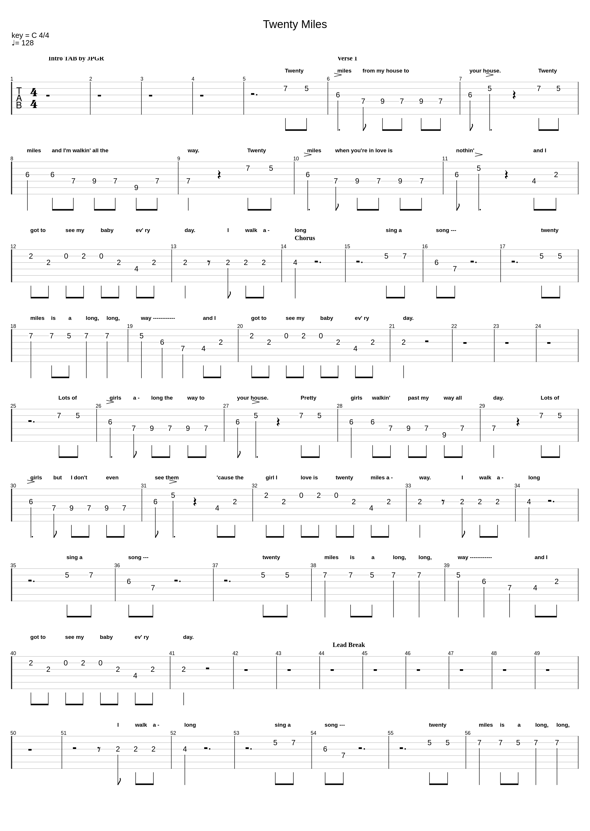 Twenty Miles_Ray Brown & The Whispers_1