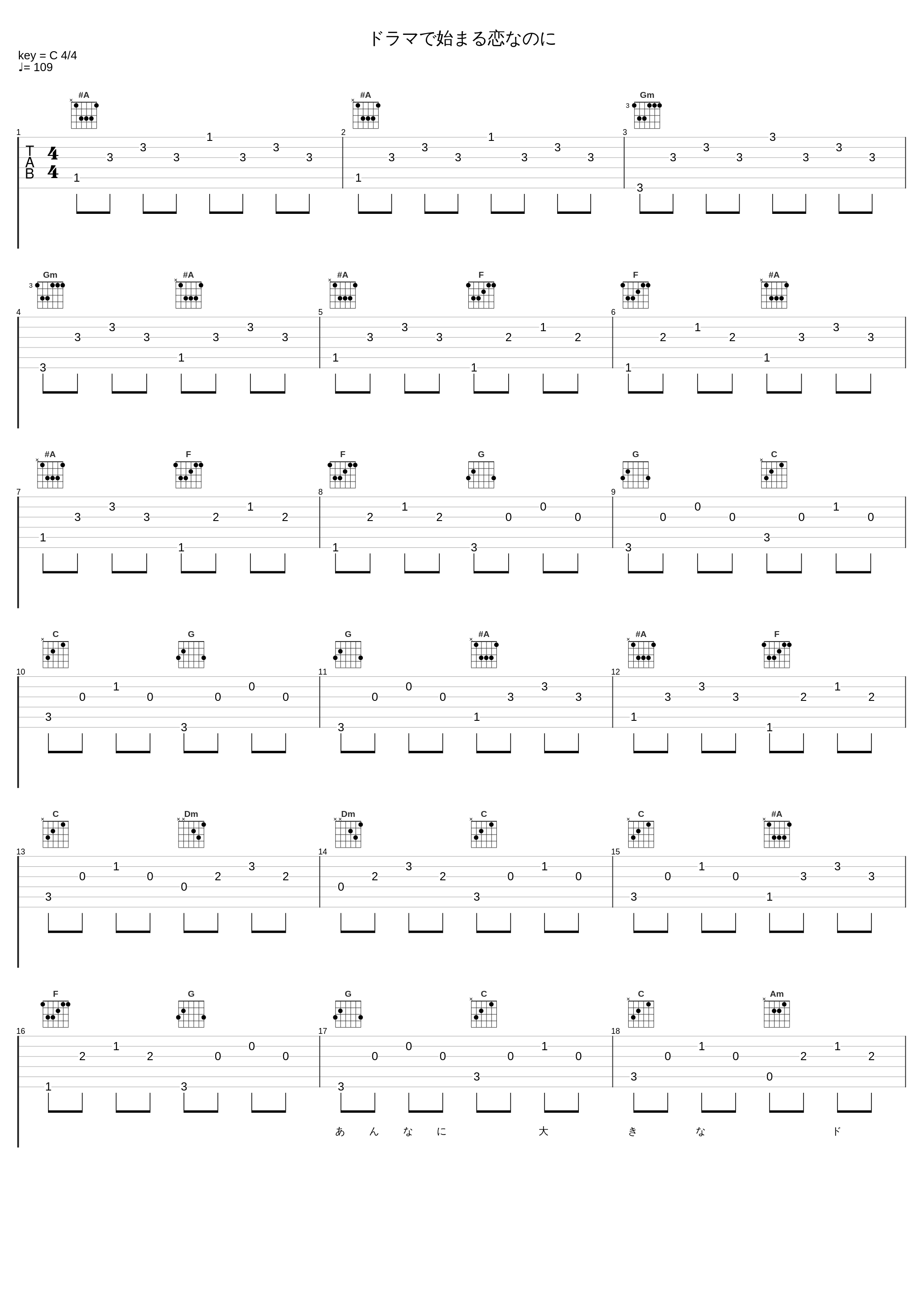 ドラマで始まる恋なのに_南方之星_1