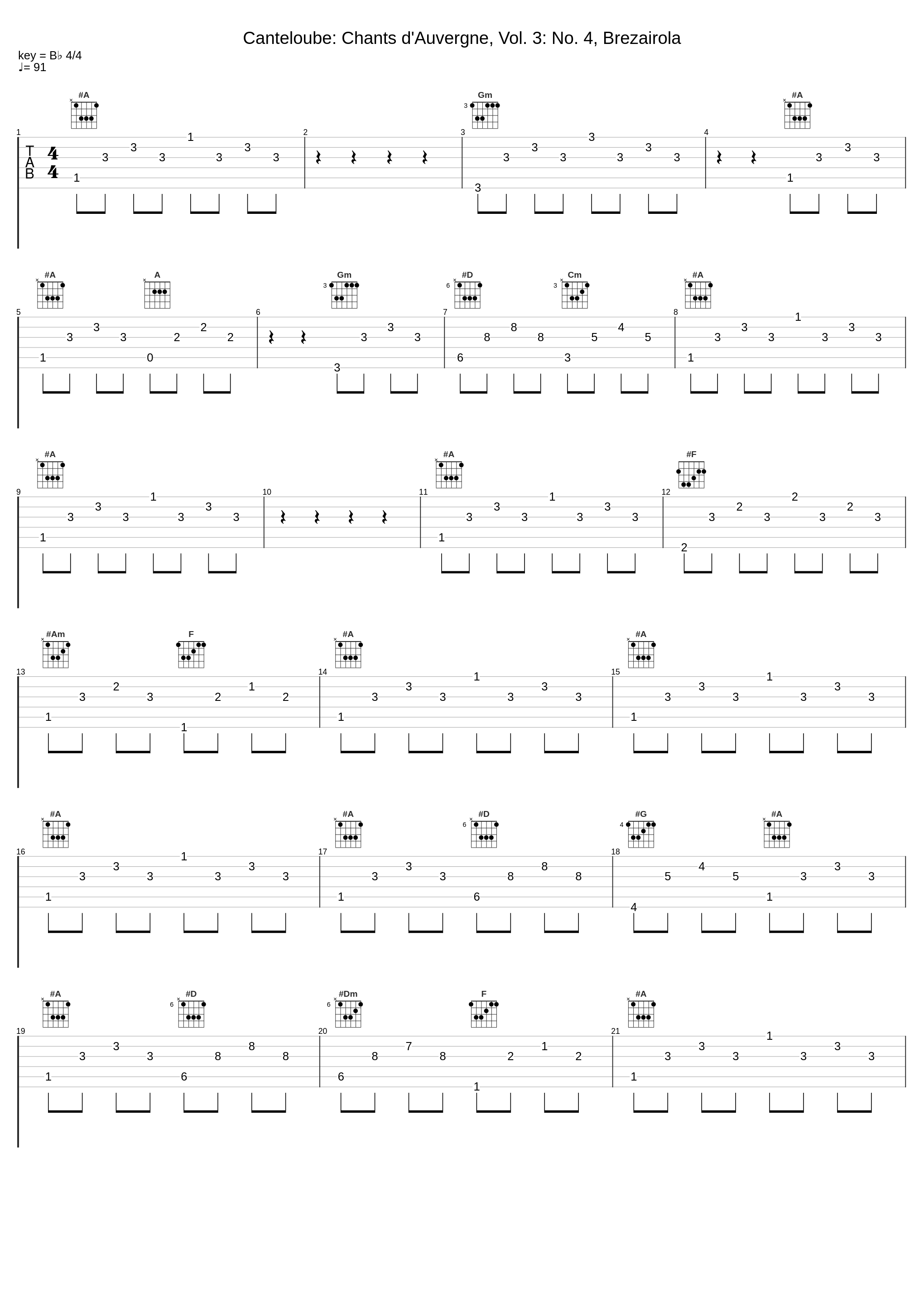 Canteloube: Chants d'Auvergne, Vol. 3: No. 4, Brezairola_Victoria De Los Angeles_1