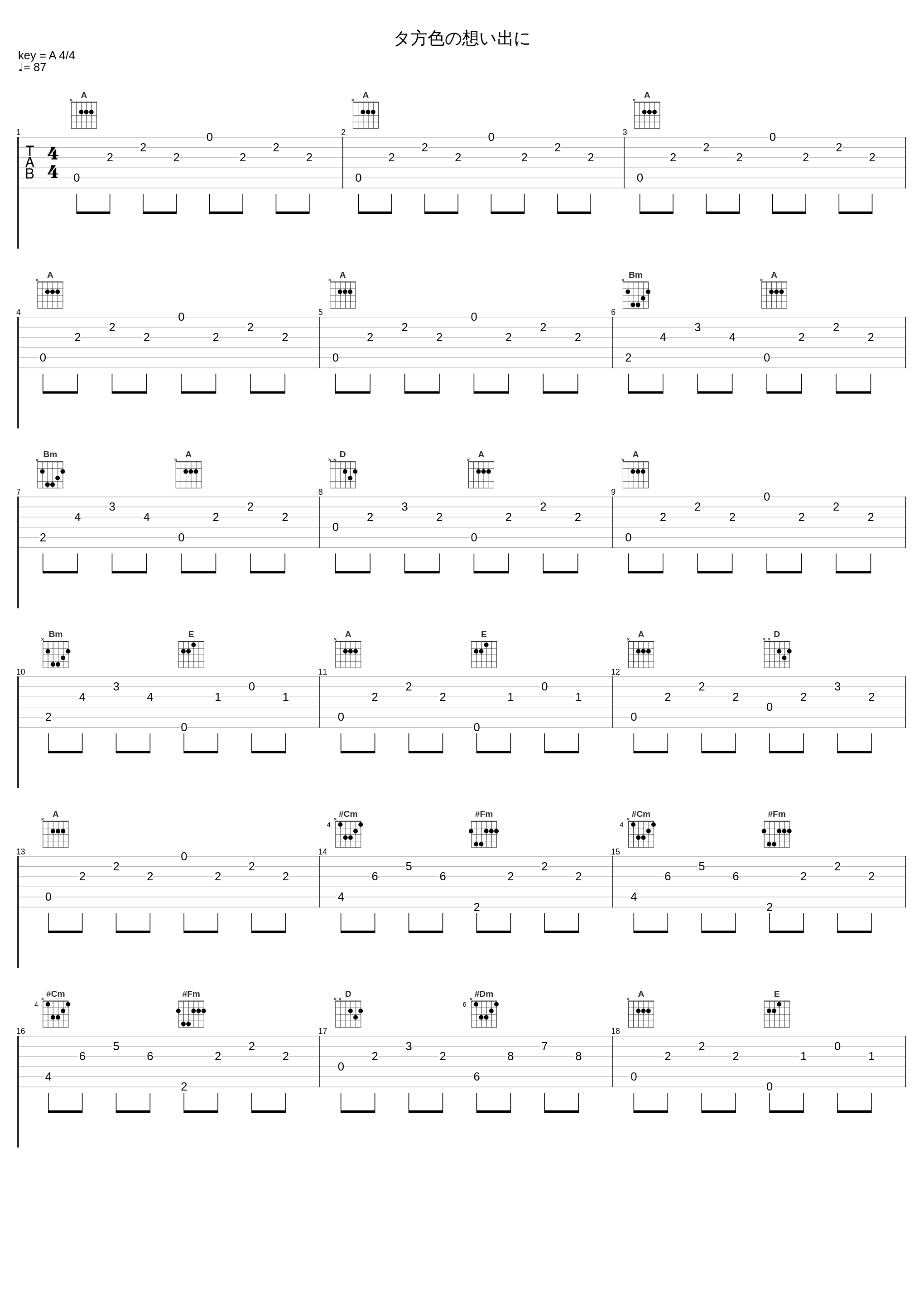 タ方色の想い出に_吉森信_1