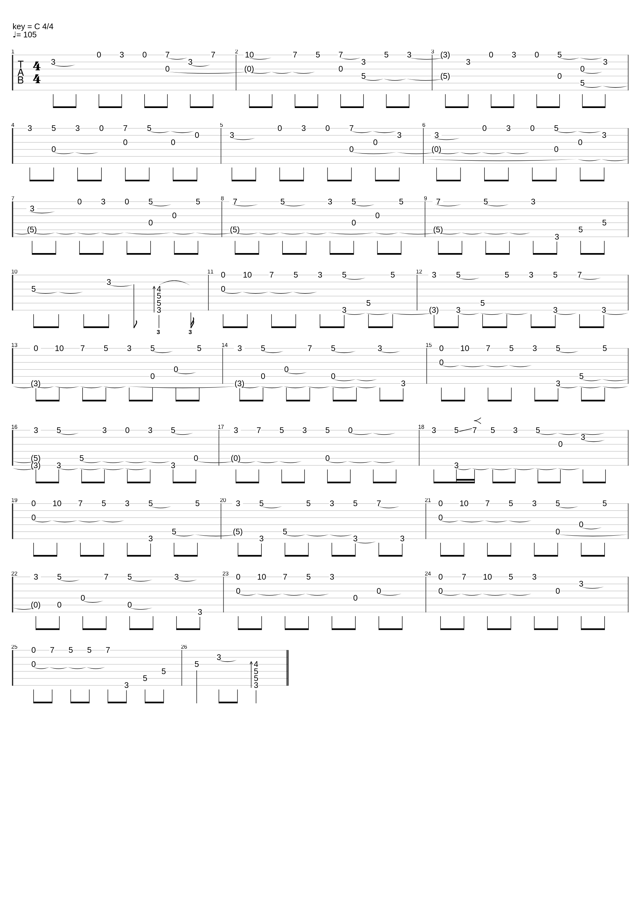 Bluestone Alley [Guitar]_Congfei Wei_1