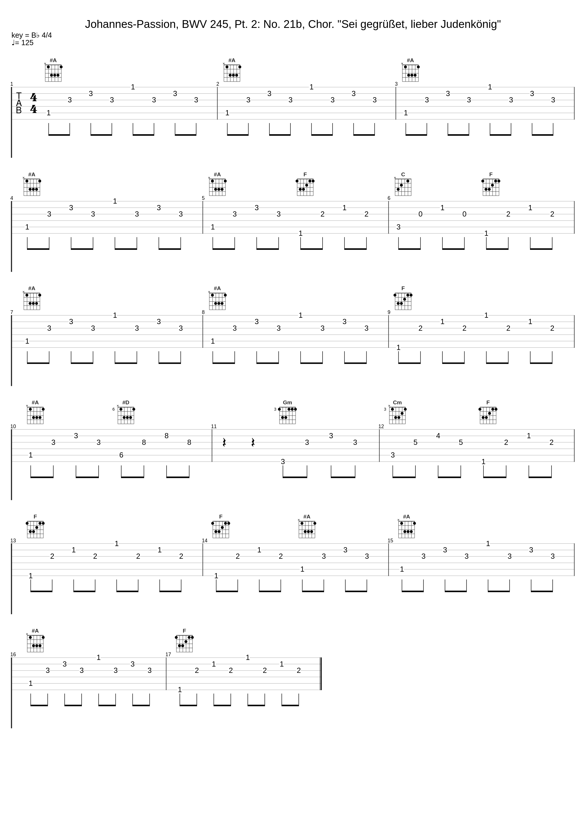 Johannes-Passion, BWV 245, Pt. 2: No. 21b, Chor. "Sei gegrüßet, lieber Judenkönig"_Theo Altmeyer,Franz Crass,Kurt Moll,Helmut Kühnle,Susanne Dürr,Martin Hermann,Elly Ameling,Brigitte Fassbaender,Kurt Equiluz,Siegmund Nimsgern,Hartmut Strebel,Michel Piguet,Hans-Ludwig Hauck,Heinz Jopen,Helga Thoene,Heinrich Haferland,Micha,Suddeutscher M_1