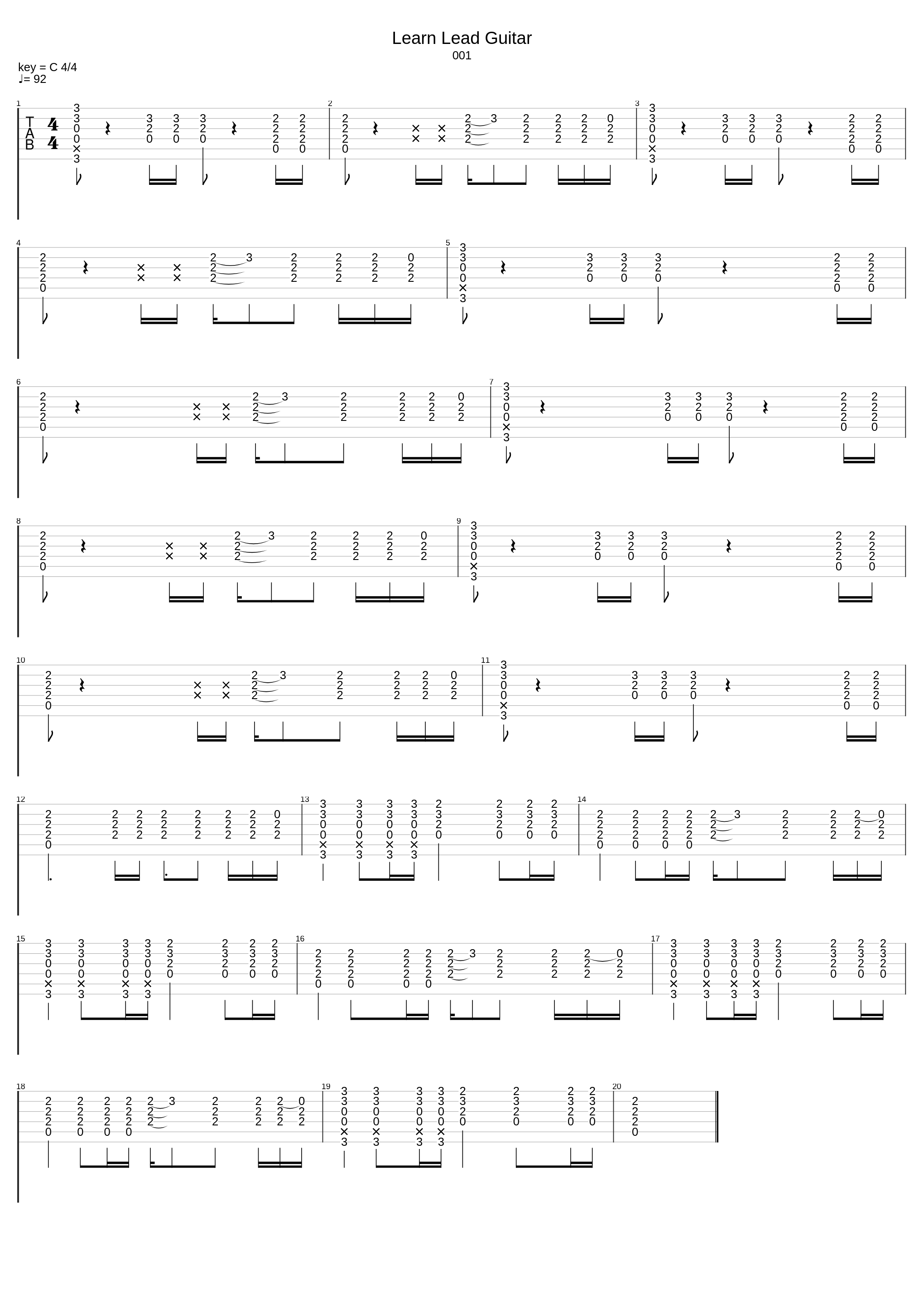 Learn Lead Guitar 001_Robert Westland_1